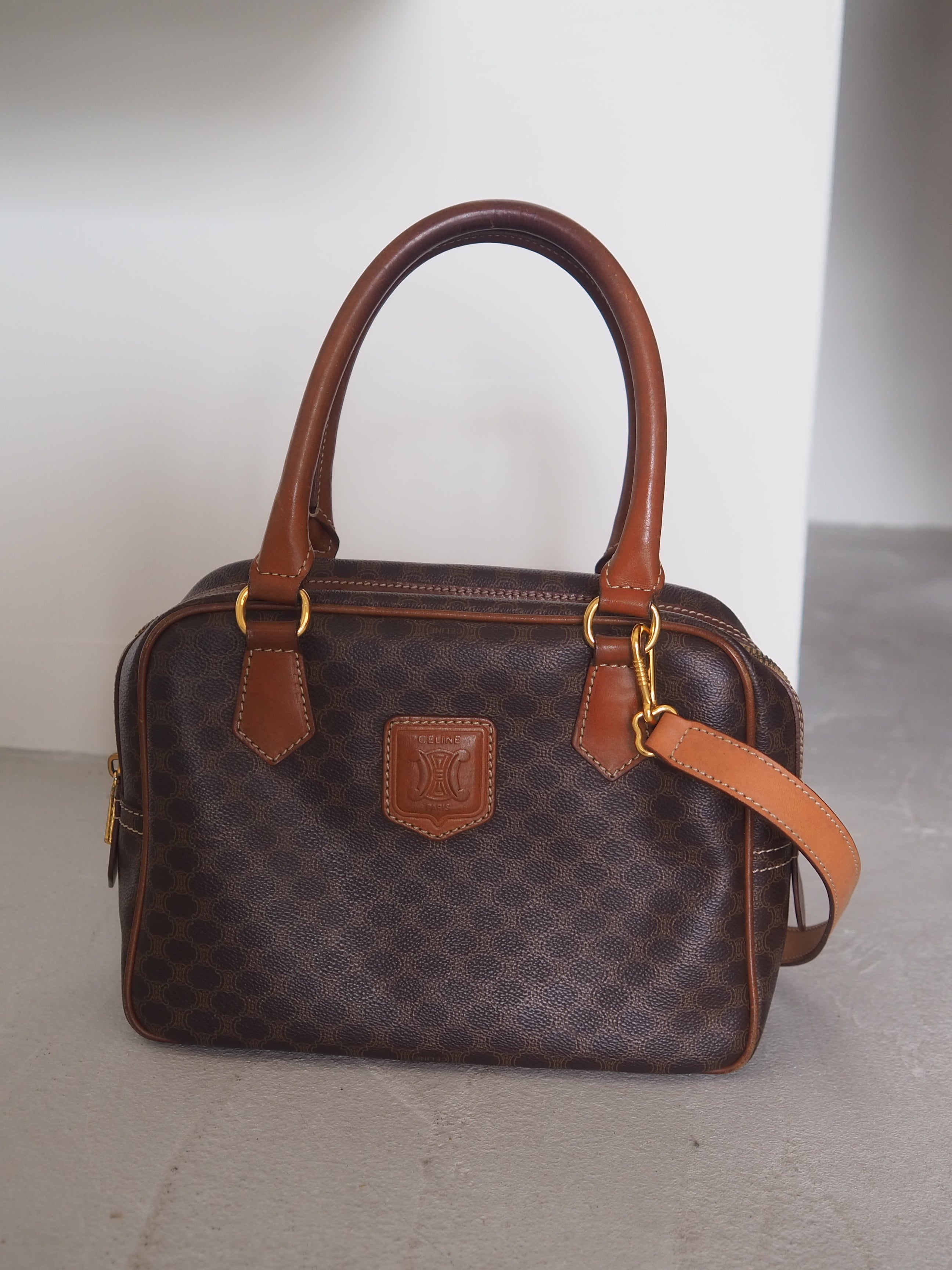 CELINE Macadam 2way Handbag