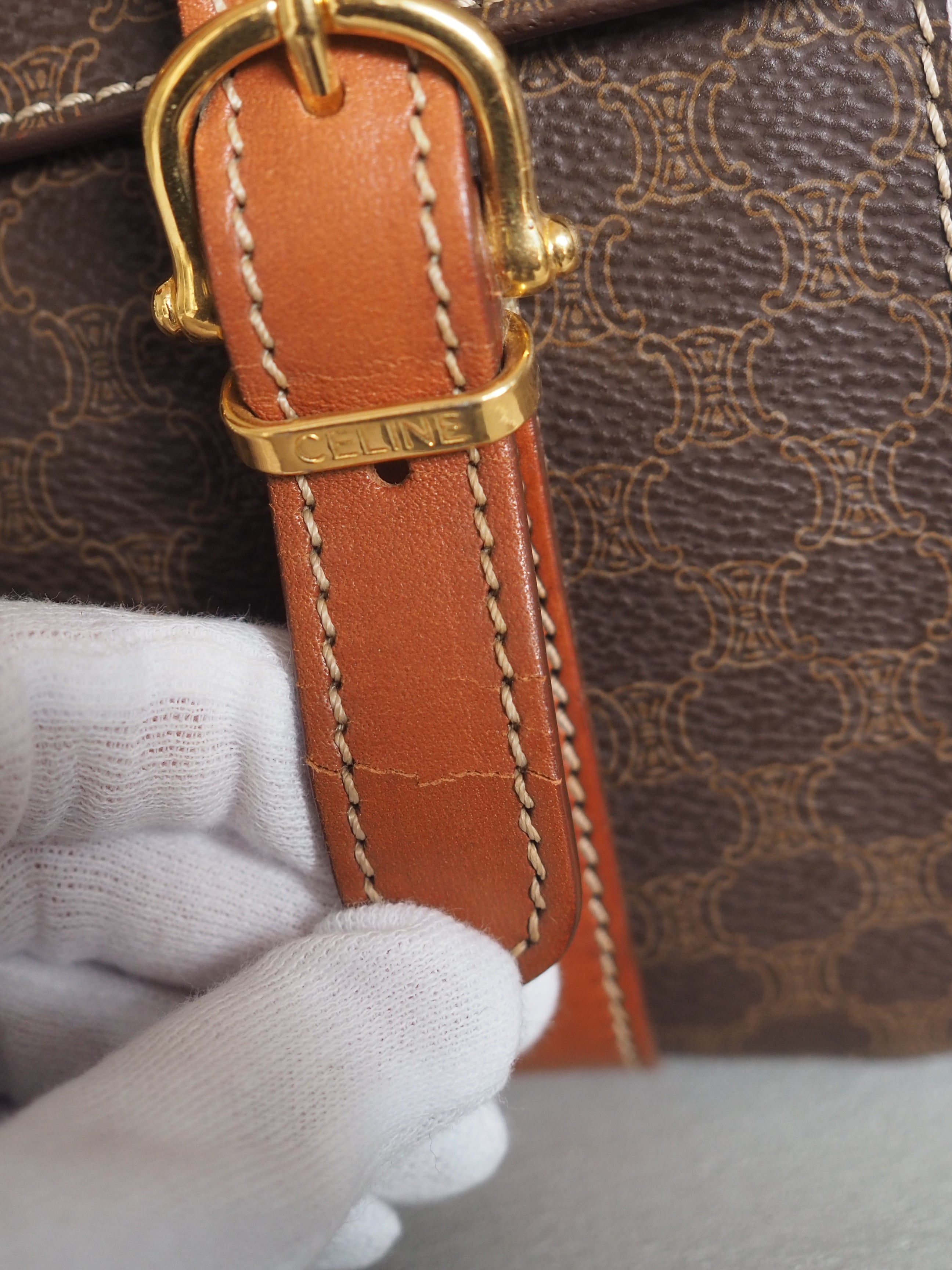 CELINE Macadam Handbag