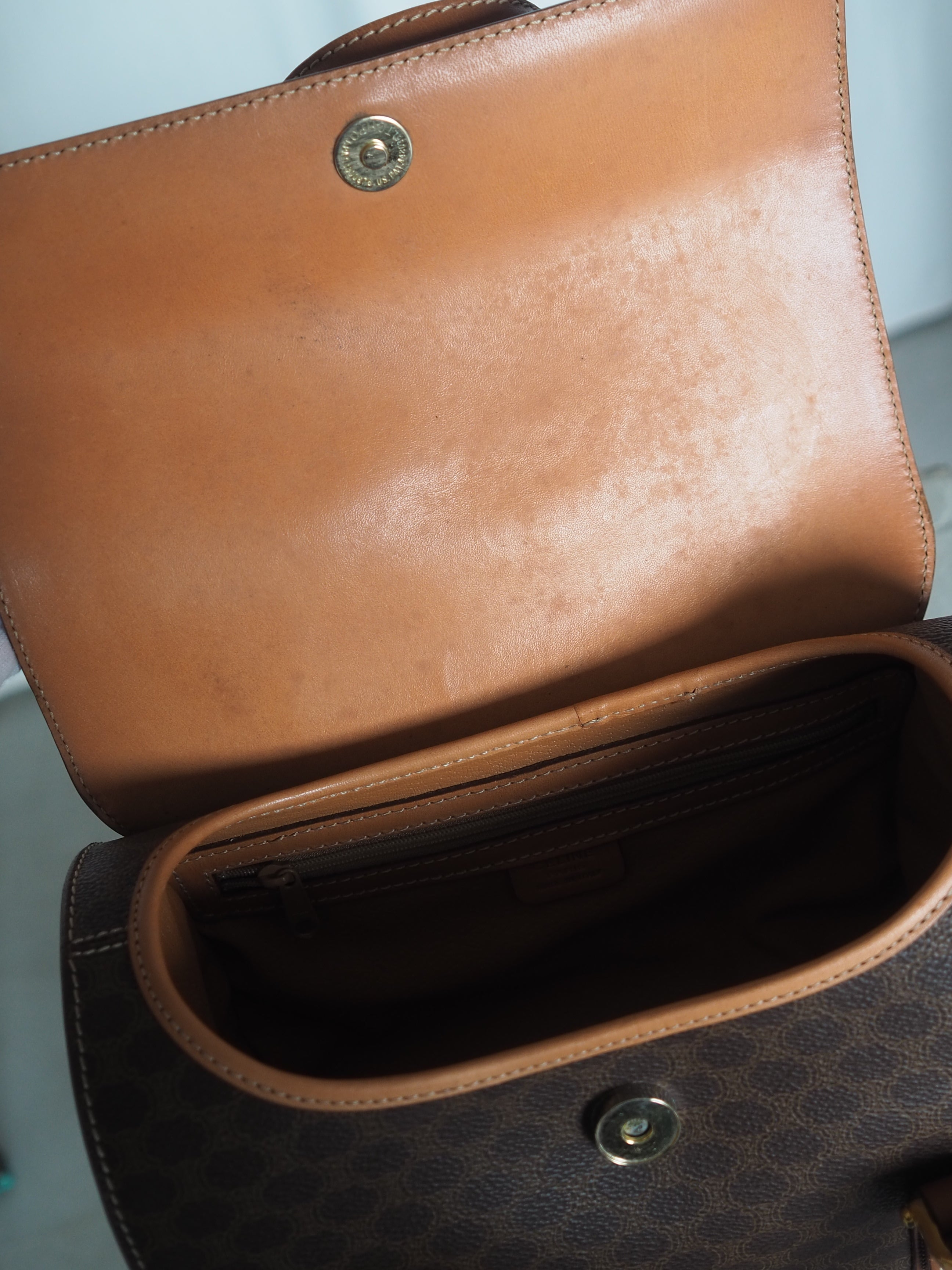 CELINE Macadam Handbag