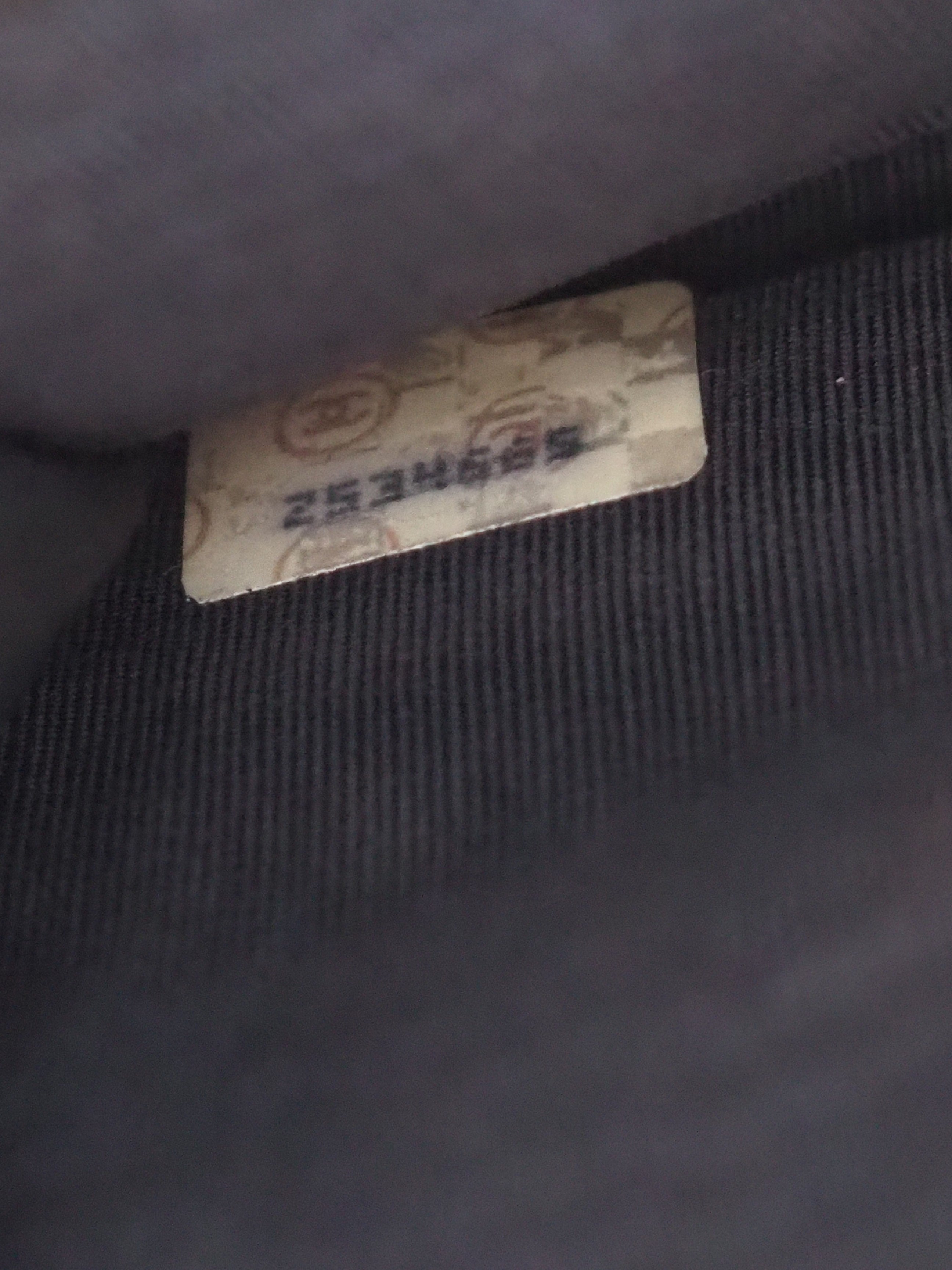 CHANEL Bicolore Satin Coin Case