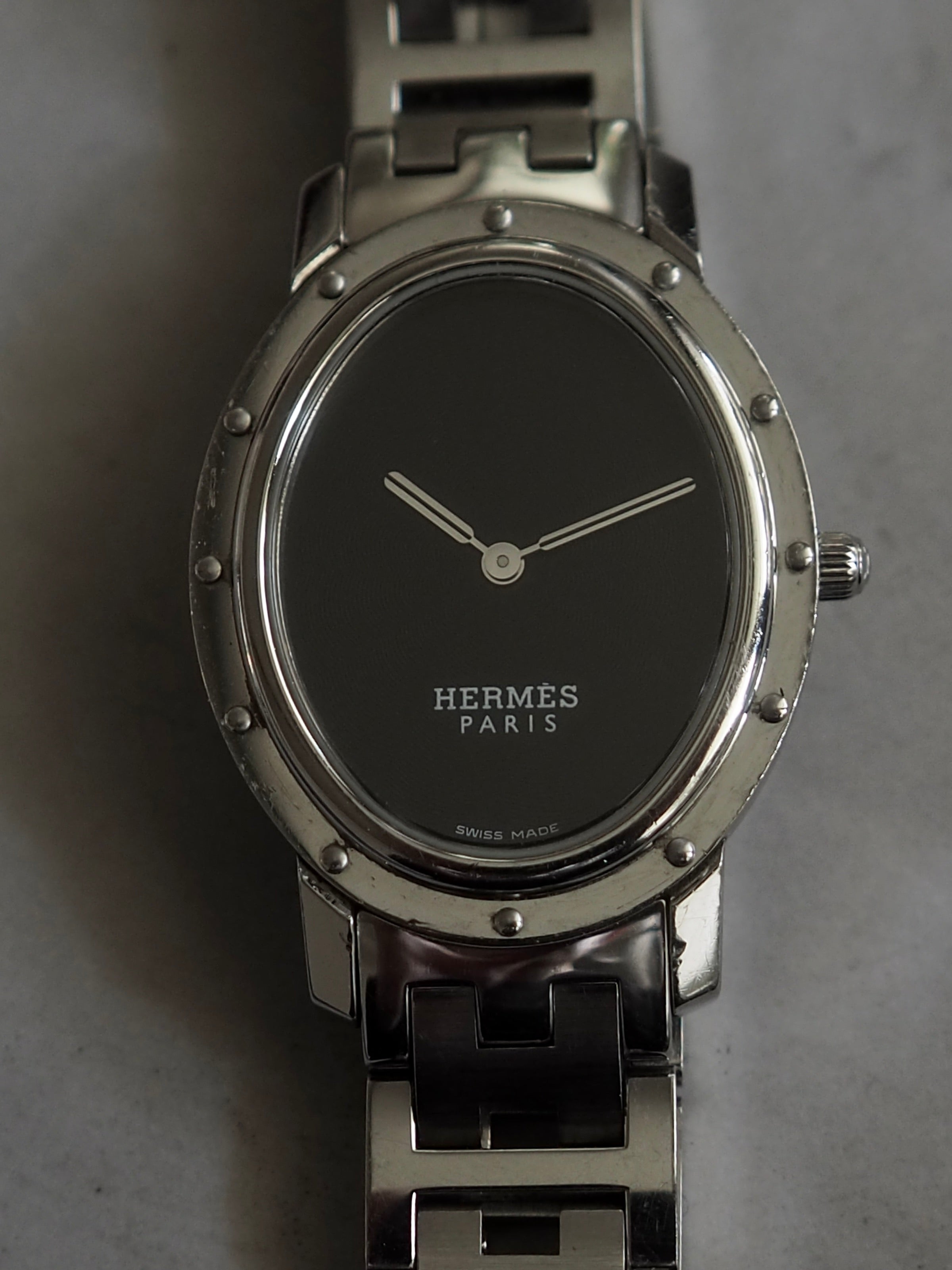 HERMÈS Clipper Oval Watch