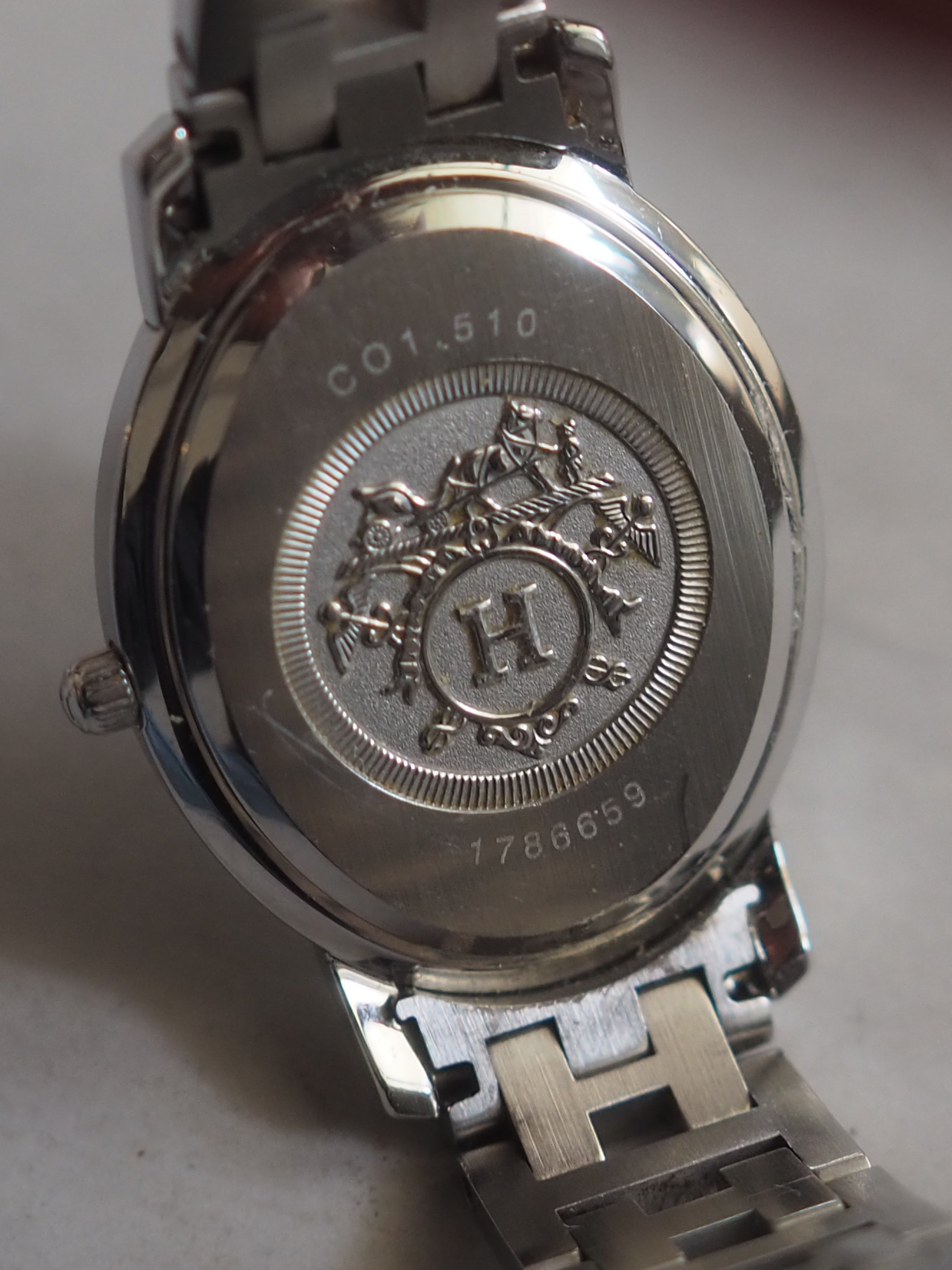 HERMÈS Clipper Oval Watch