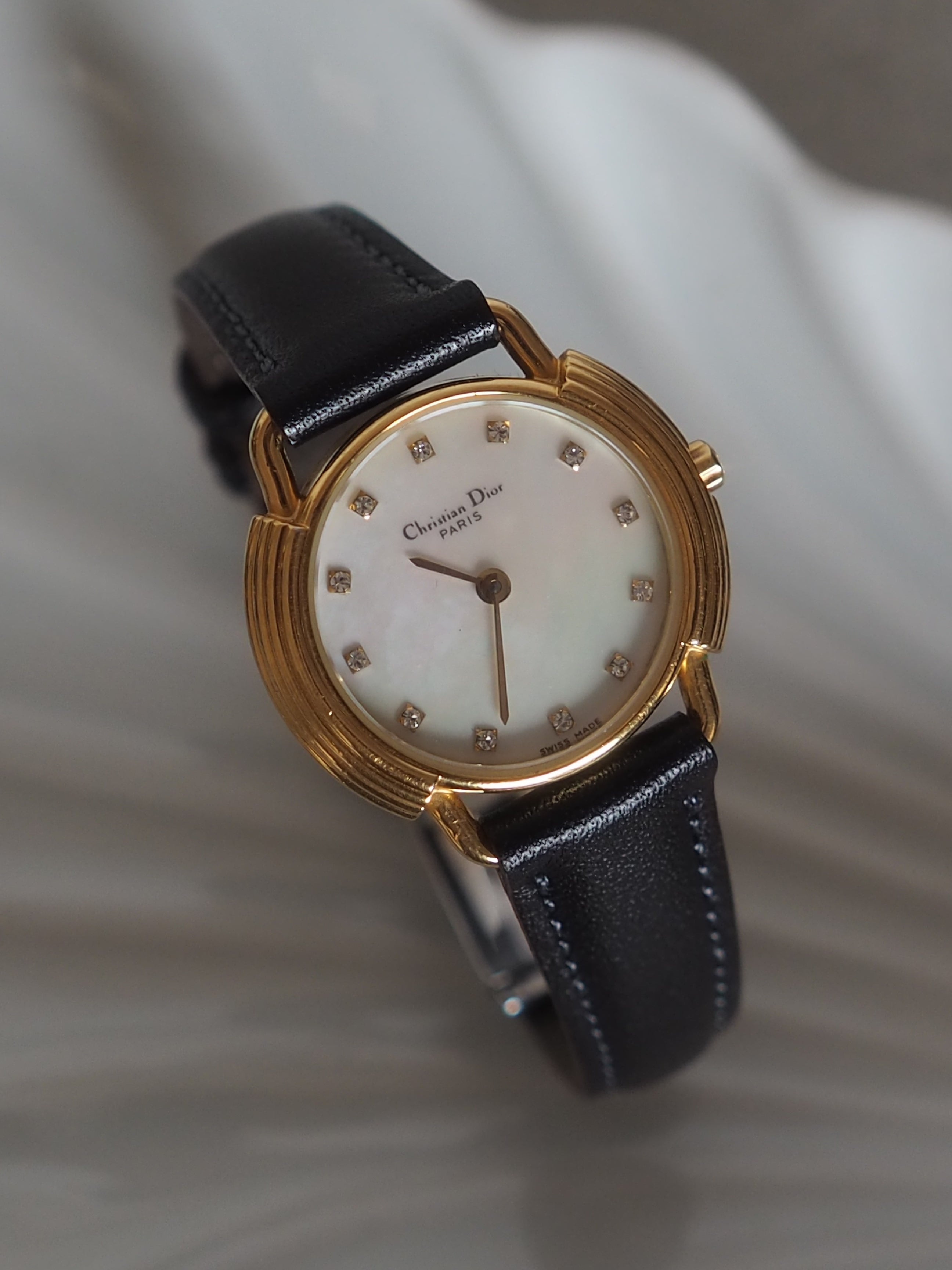 Christian Dior Round Shell Watch