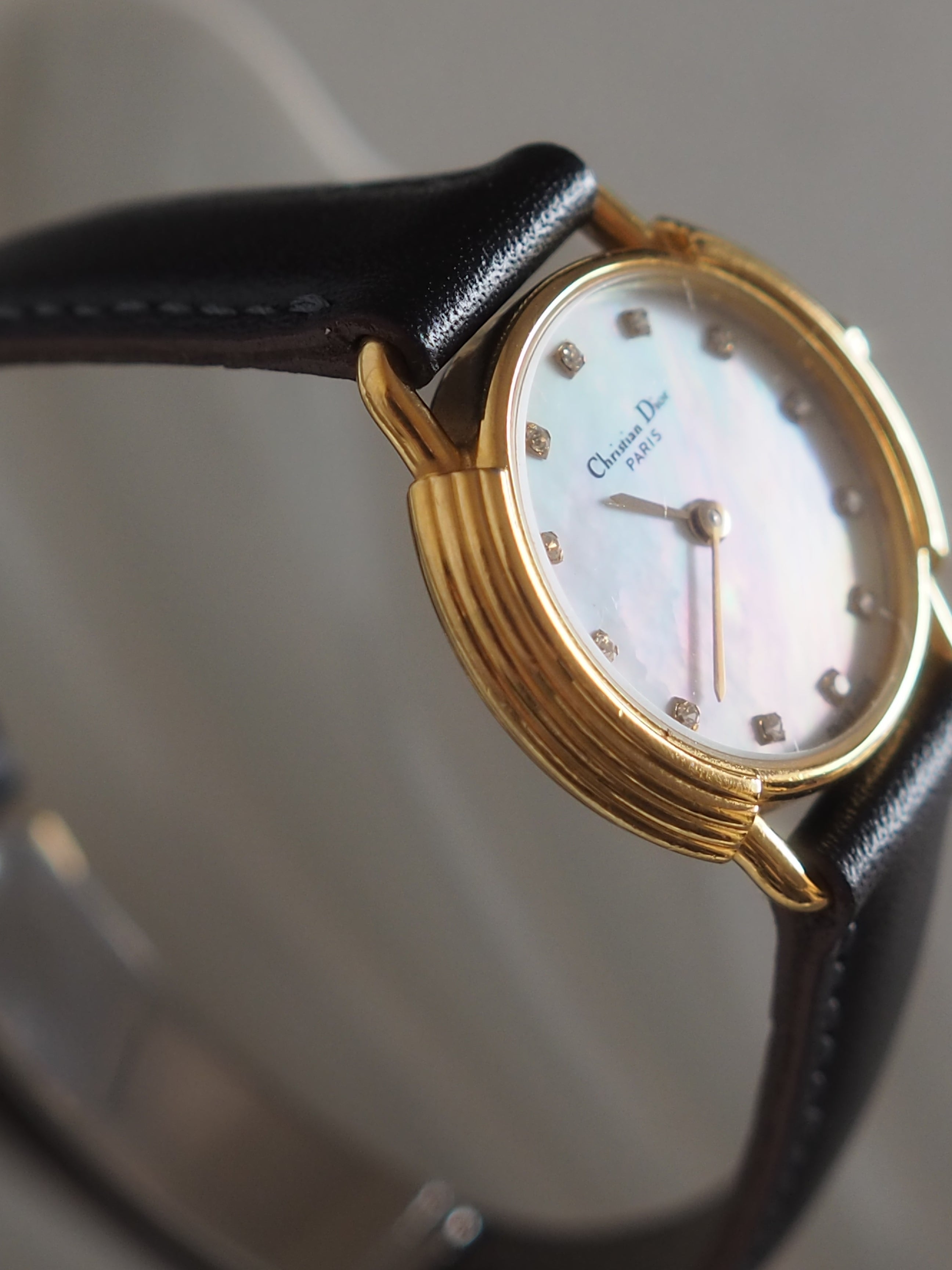 Christian Dior Round Shell Watch