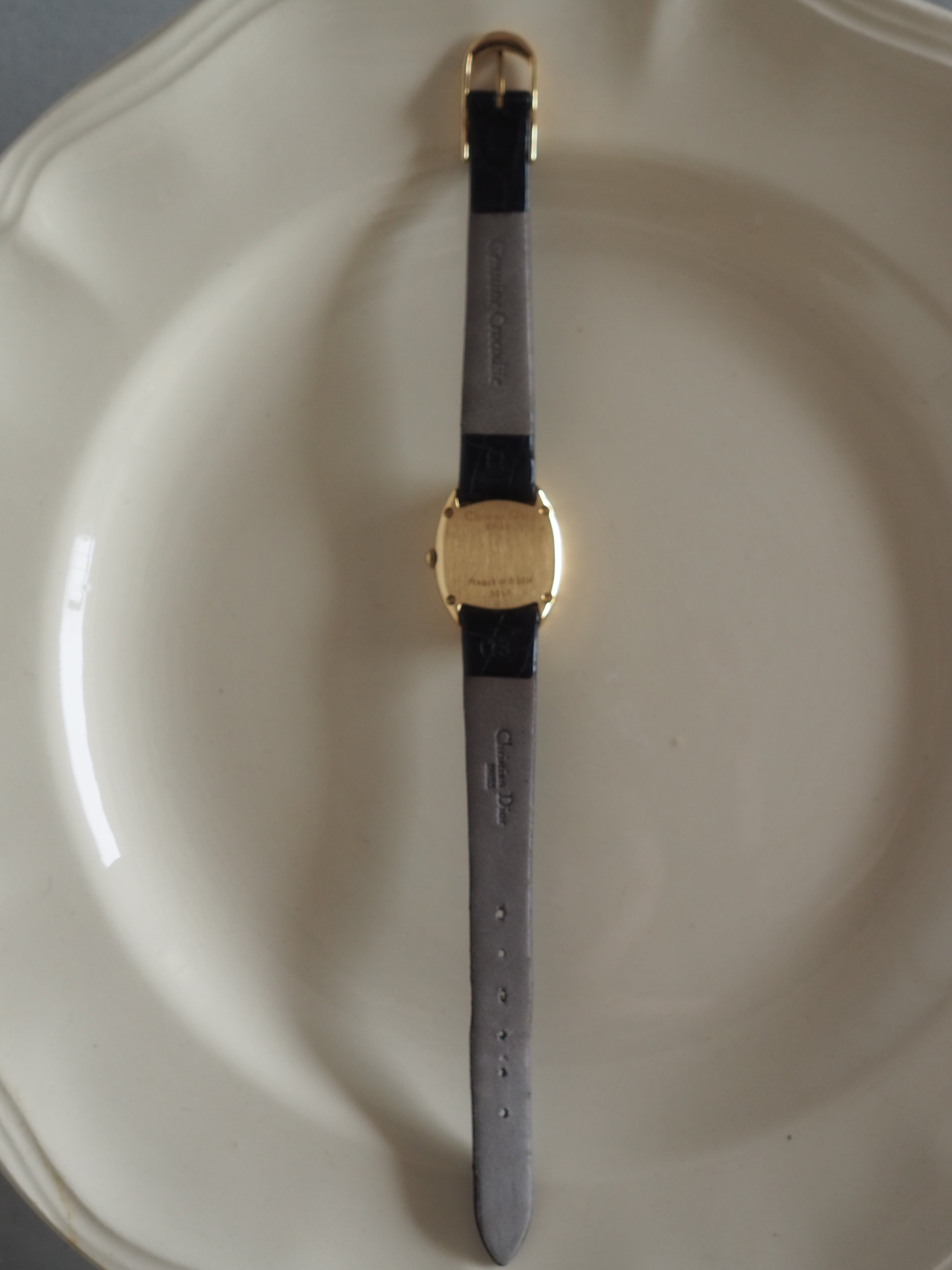 Christian Dior Round Logos Watch