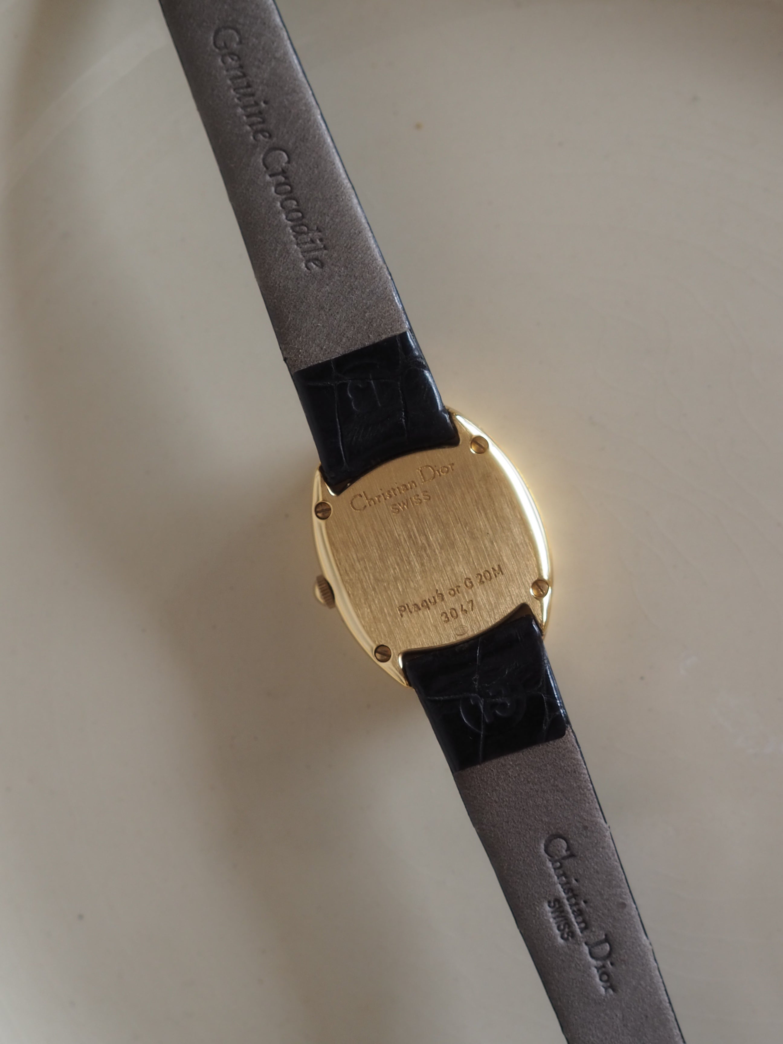 Christian Dior Round Logos Watch