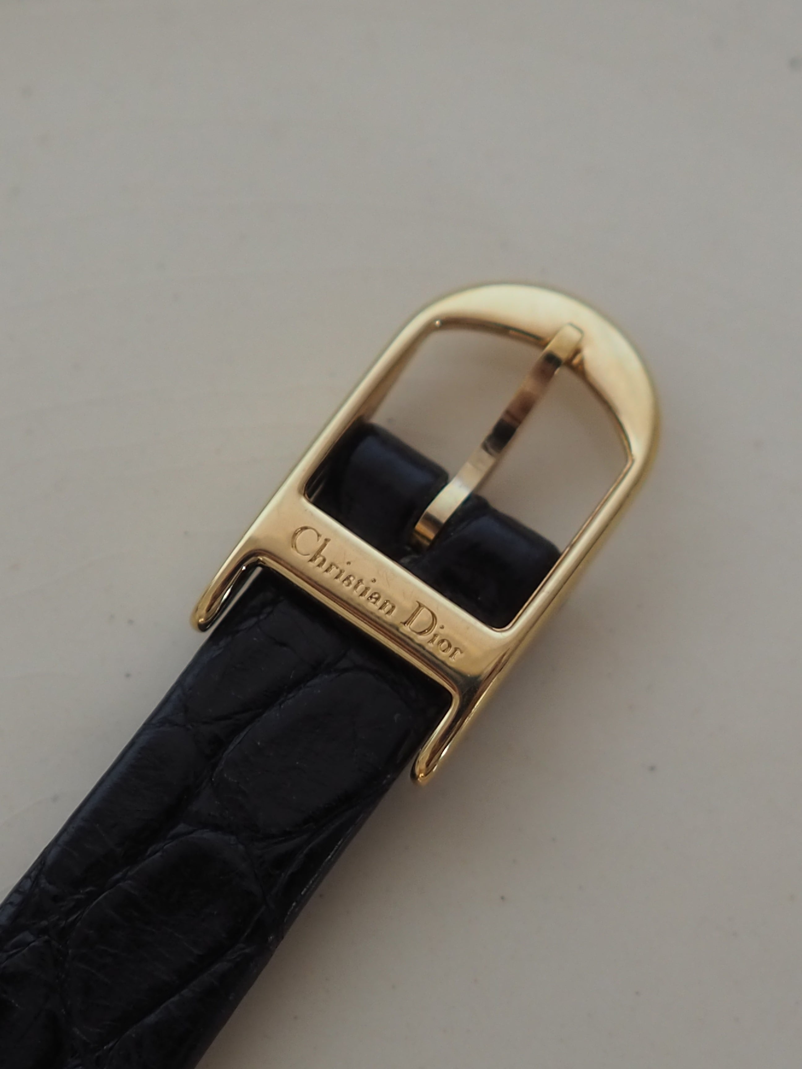 Christian Dior Round Logos Watch