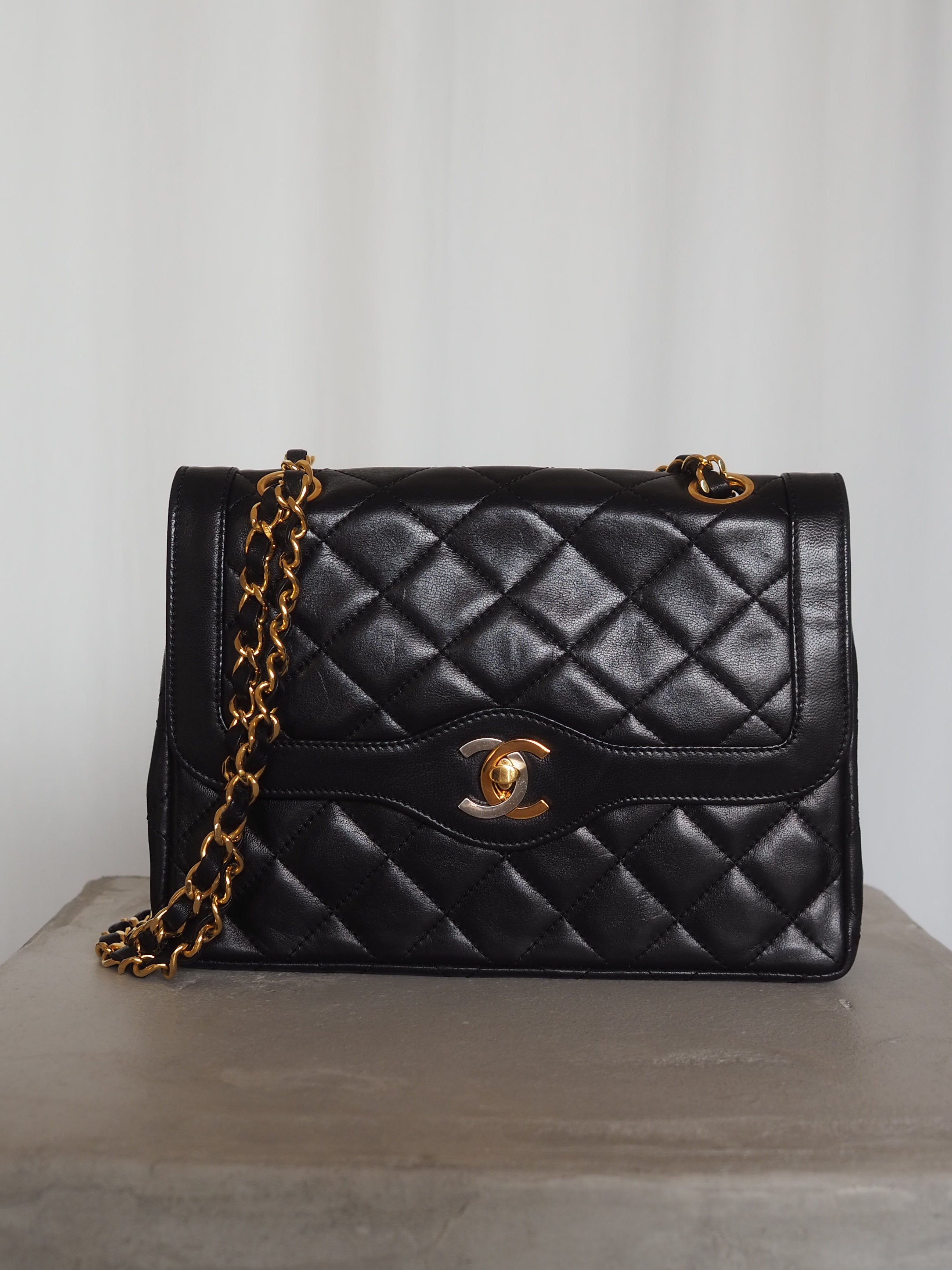 CHANEL Matelasse Chain Shoulder Bag Paris limited
