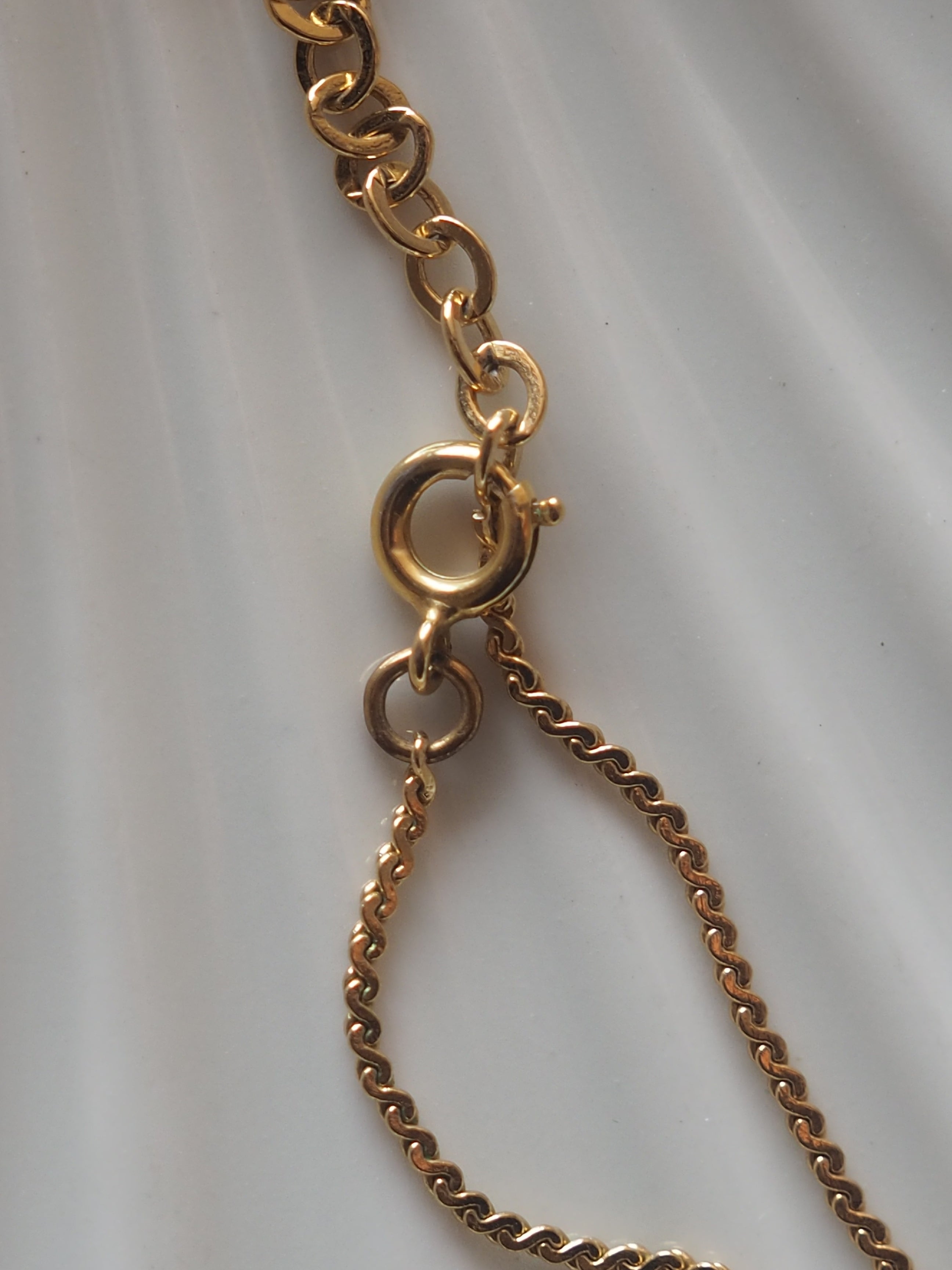 Christian Dior Logo Circle Necklace