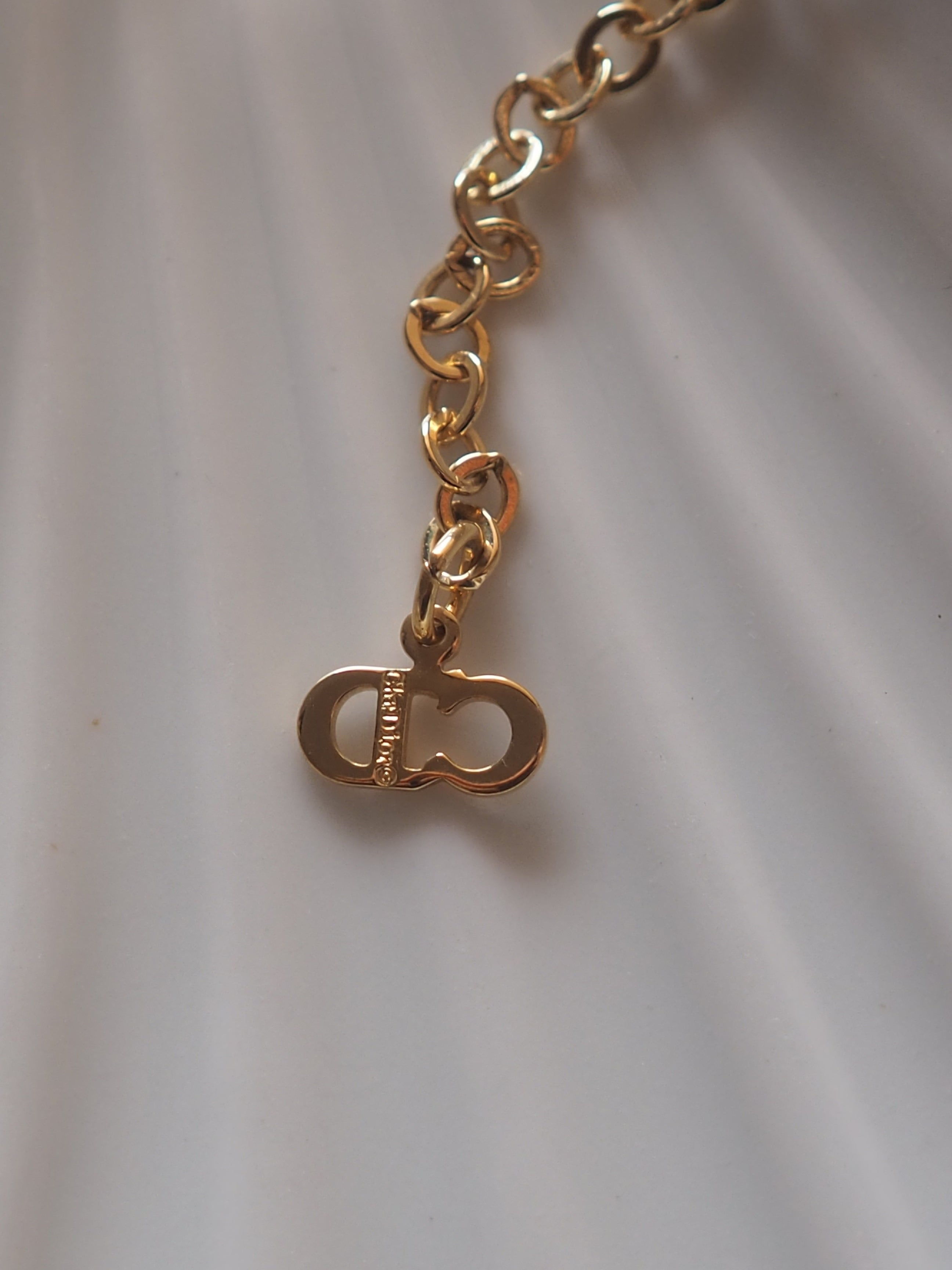 Christian Dior CD Logo Necklace