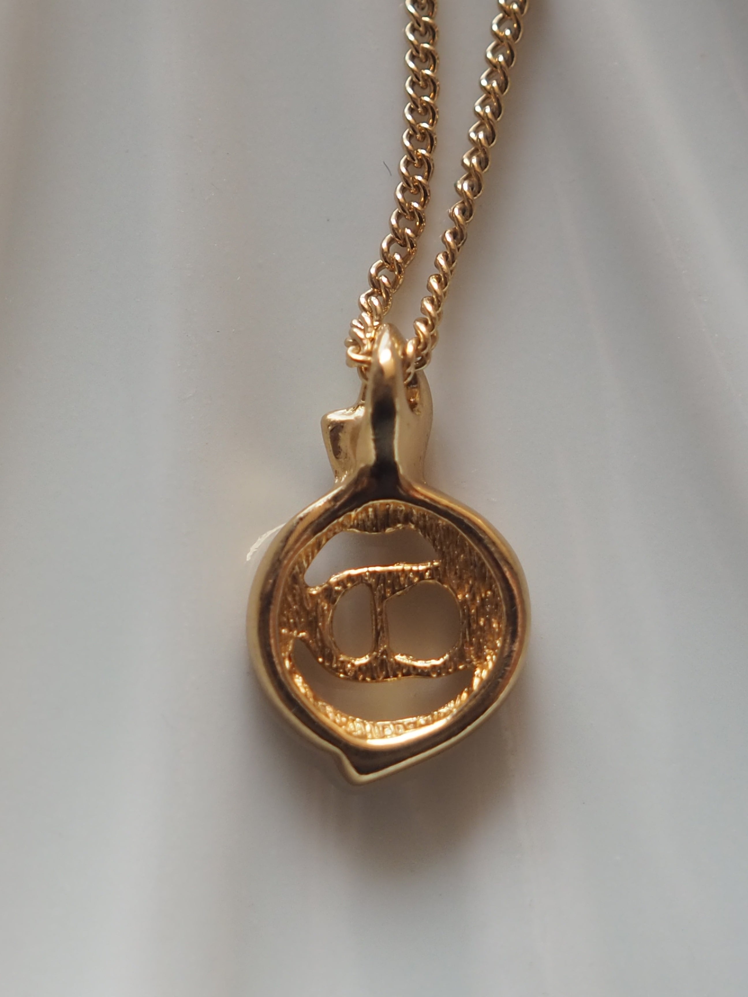 Christian Dior Logo Motif Necklace