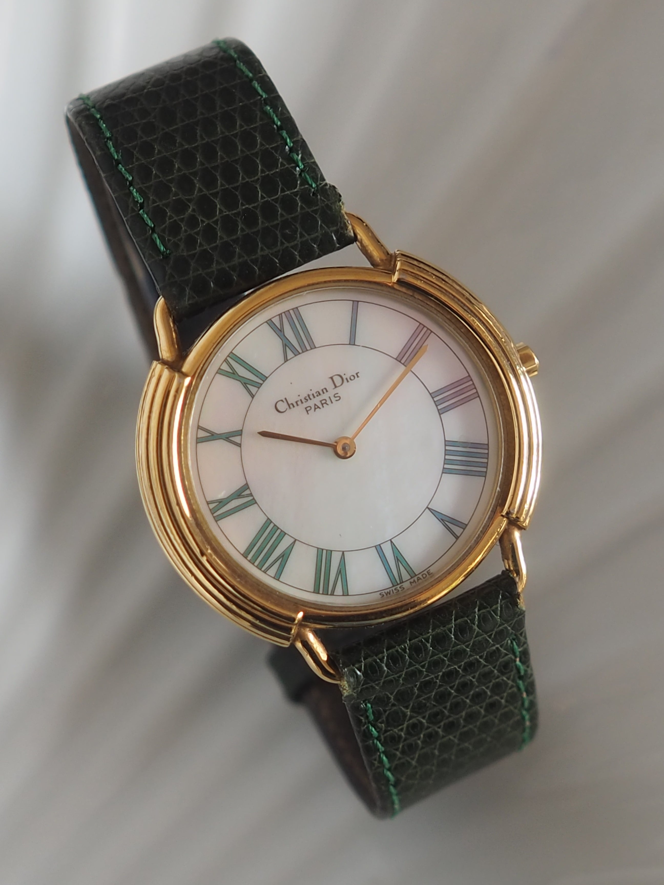 Christian Dior Round Shell Watch