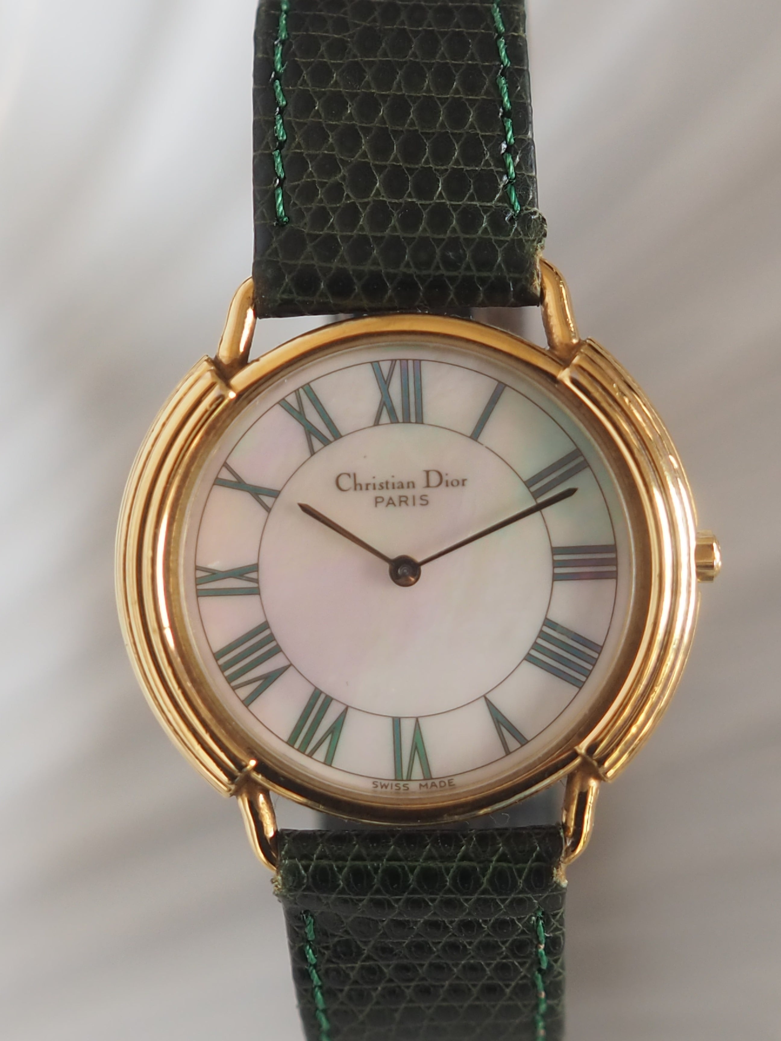 Christian Dior Round Shell Watch