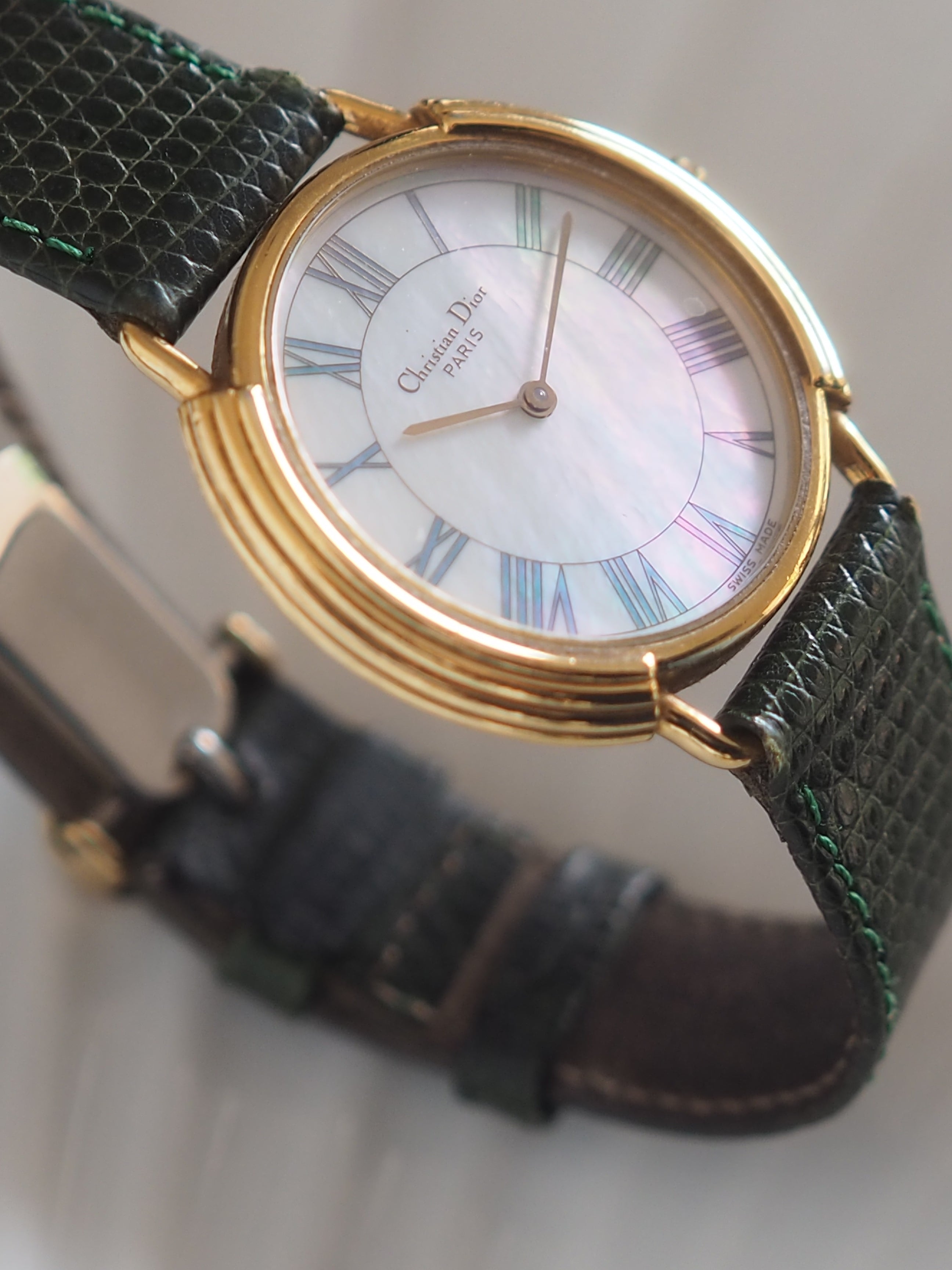 Christian Dior Round Shell Watch