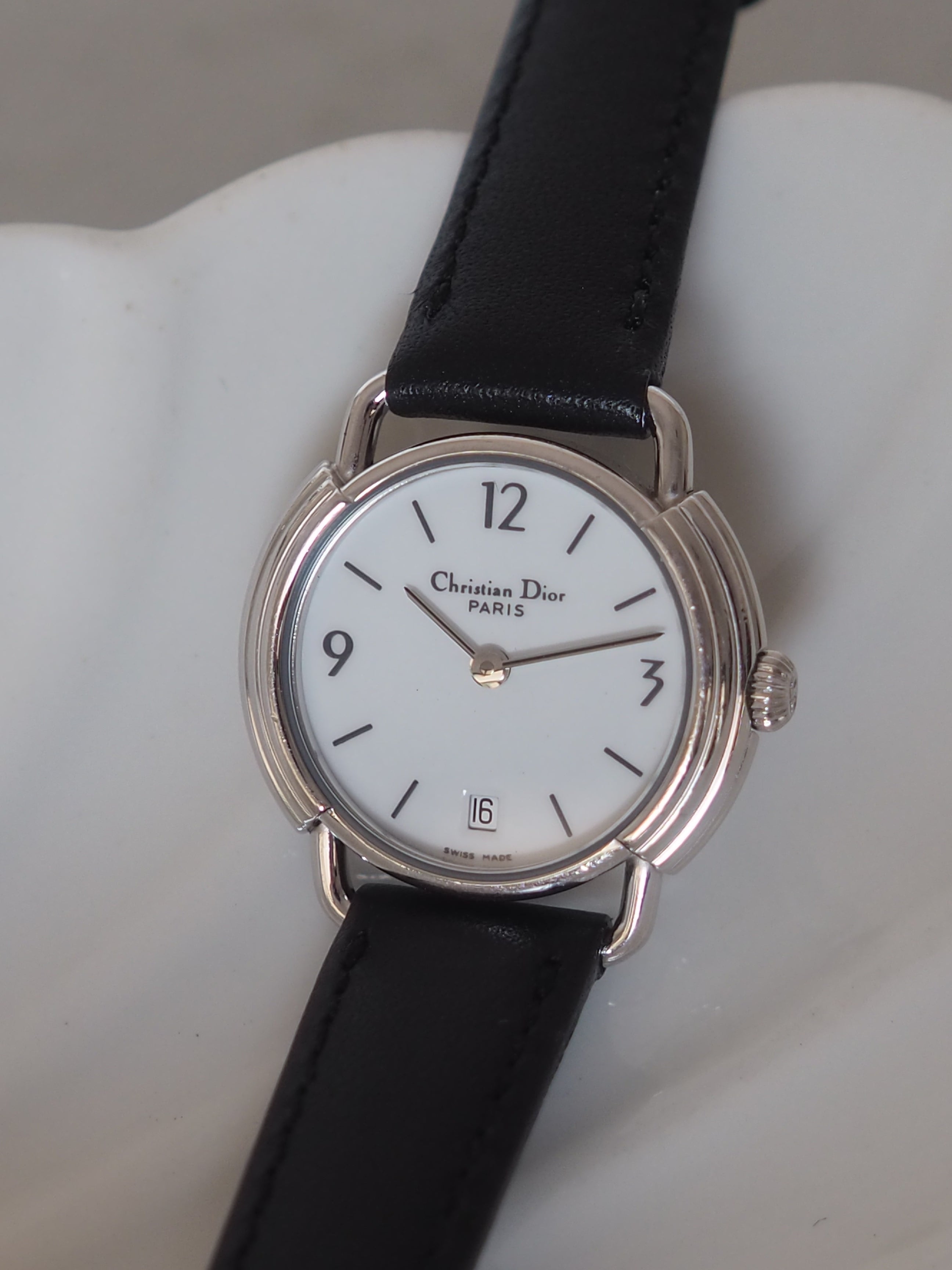 Christian Dior Round Logos Watch