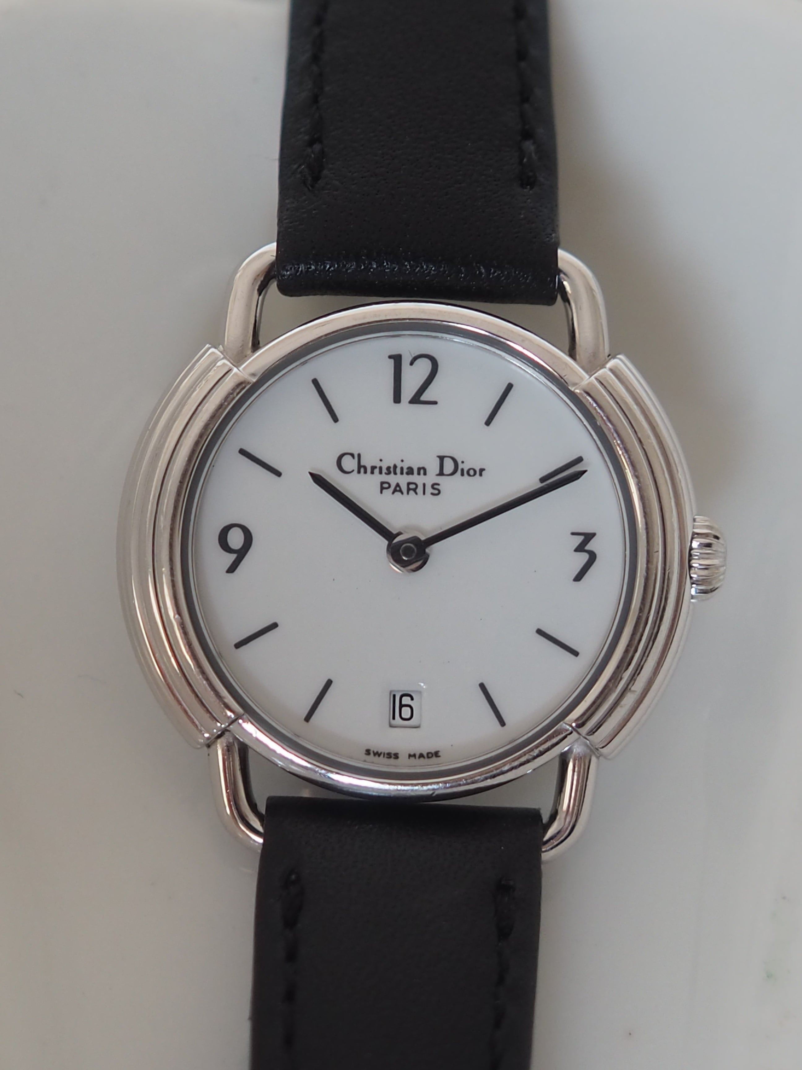 Christian Dior Round Logos Watch