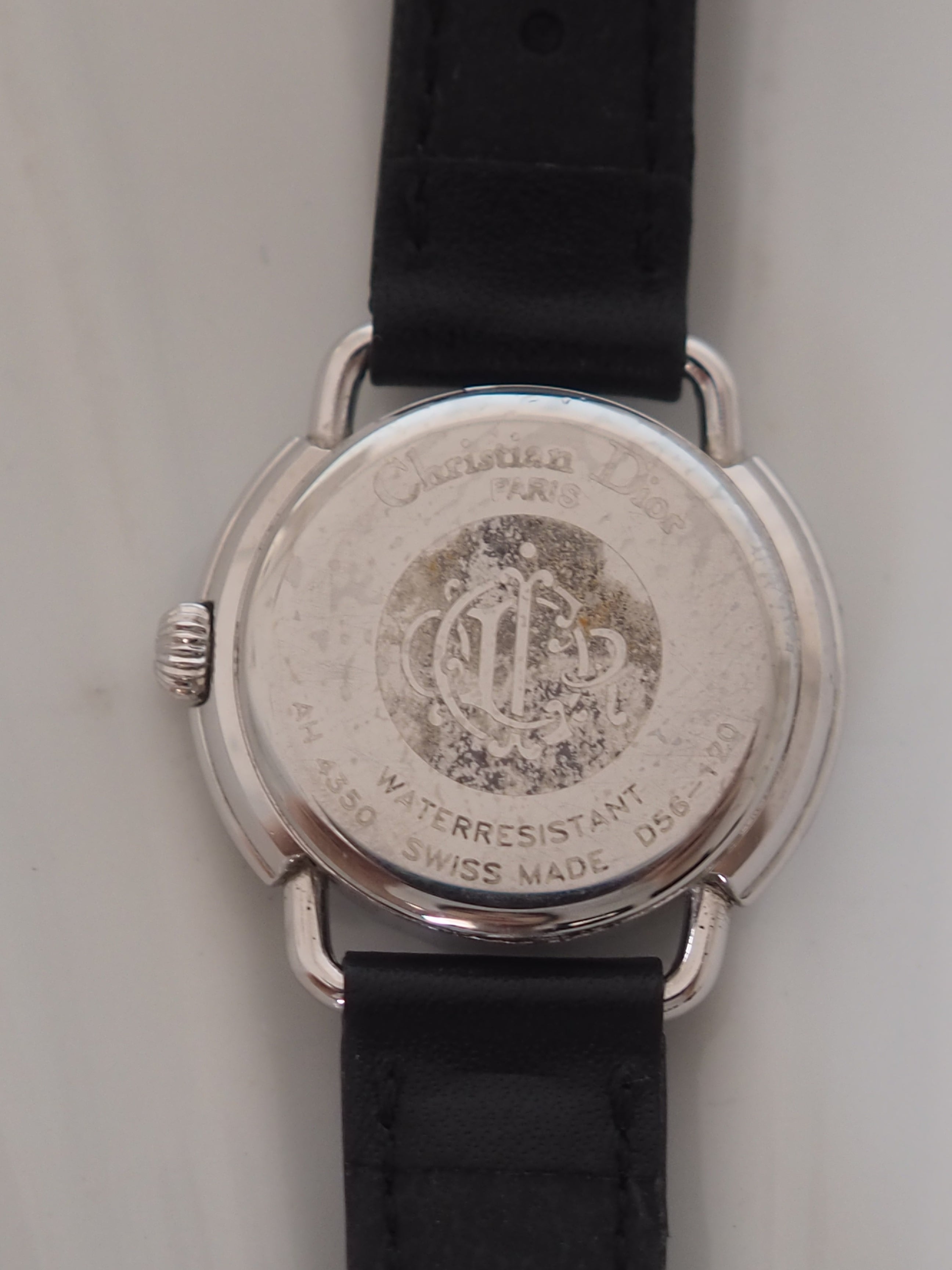 Christian Dior Round Logos Watch