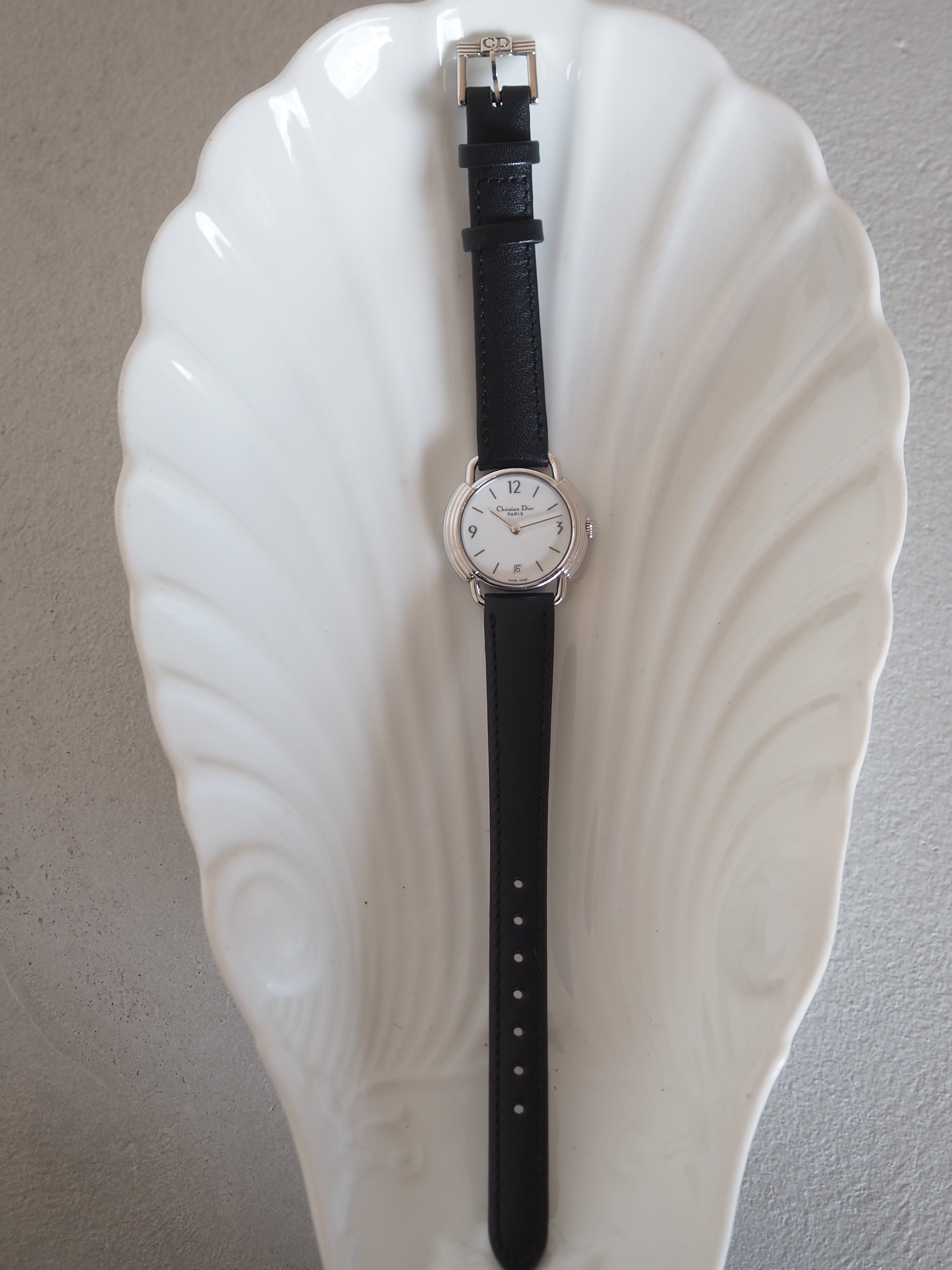 Christian Dior Round Logos Watch