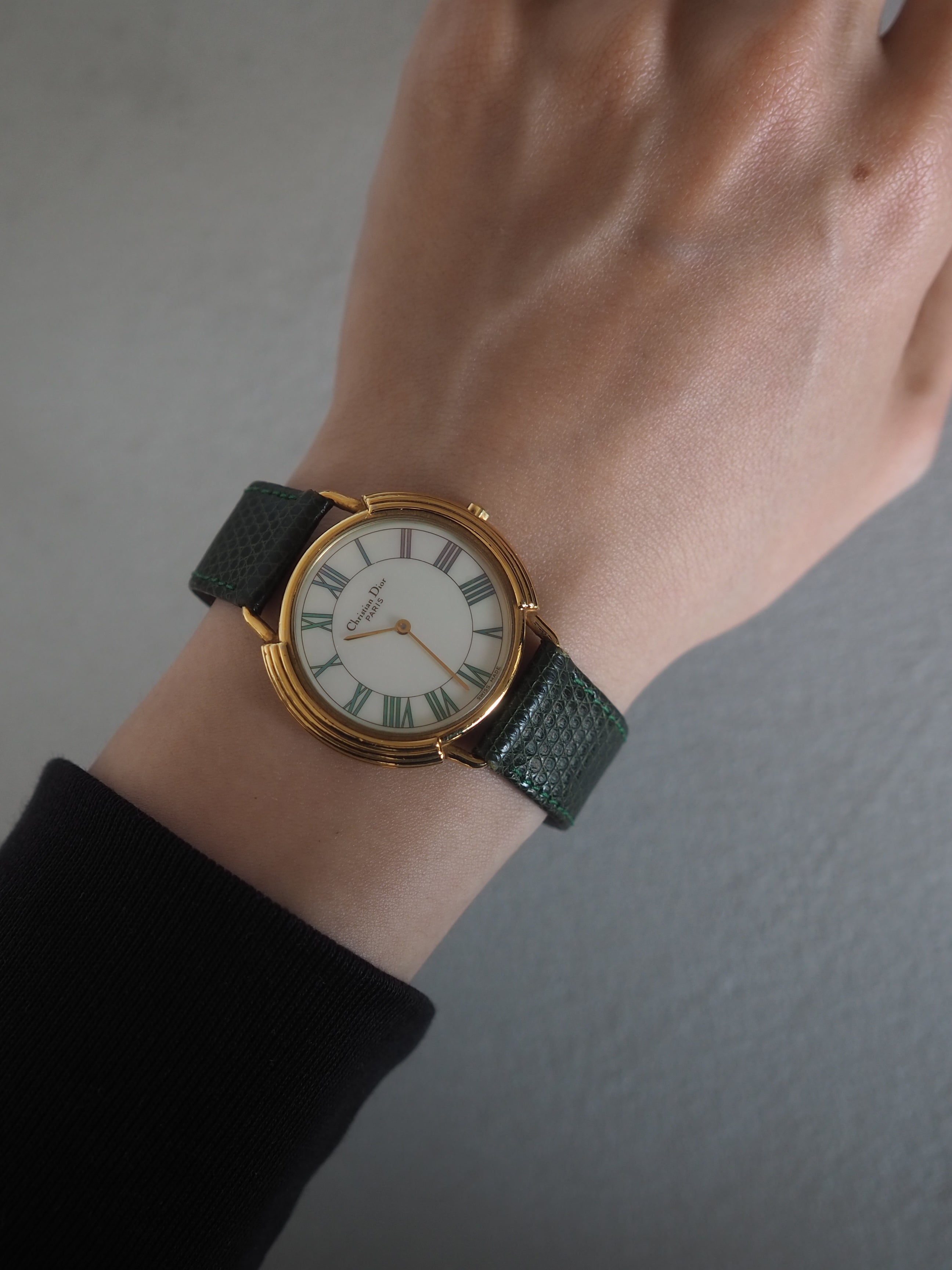 Christian Dior Round Shell Watch