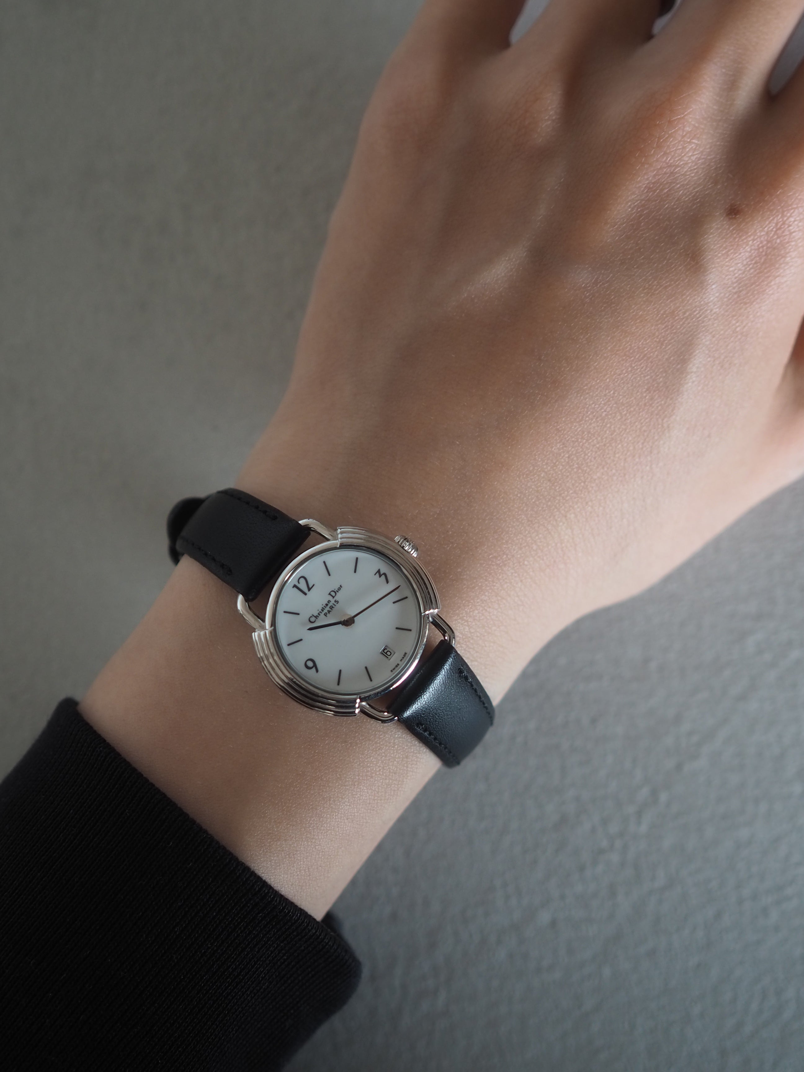 Christian Dior Round Logos Watch