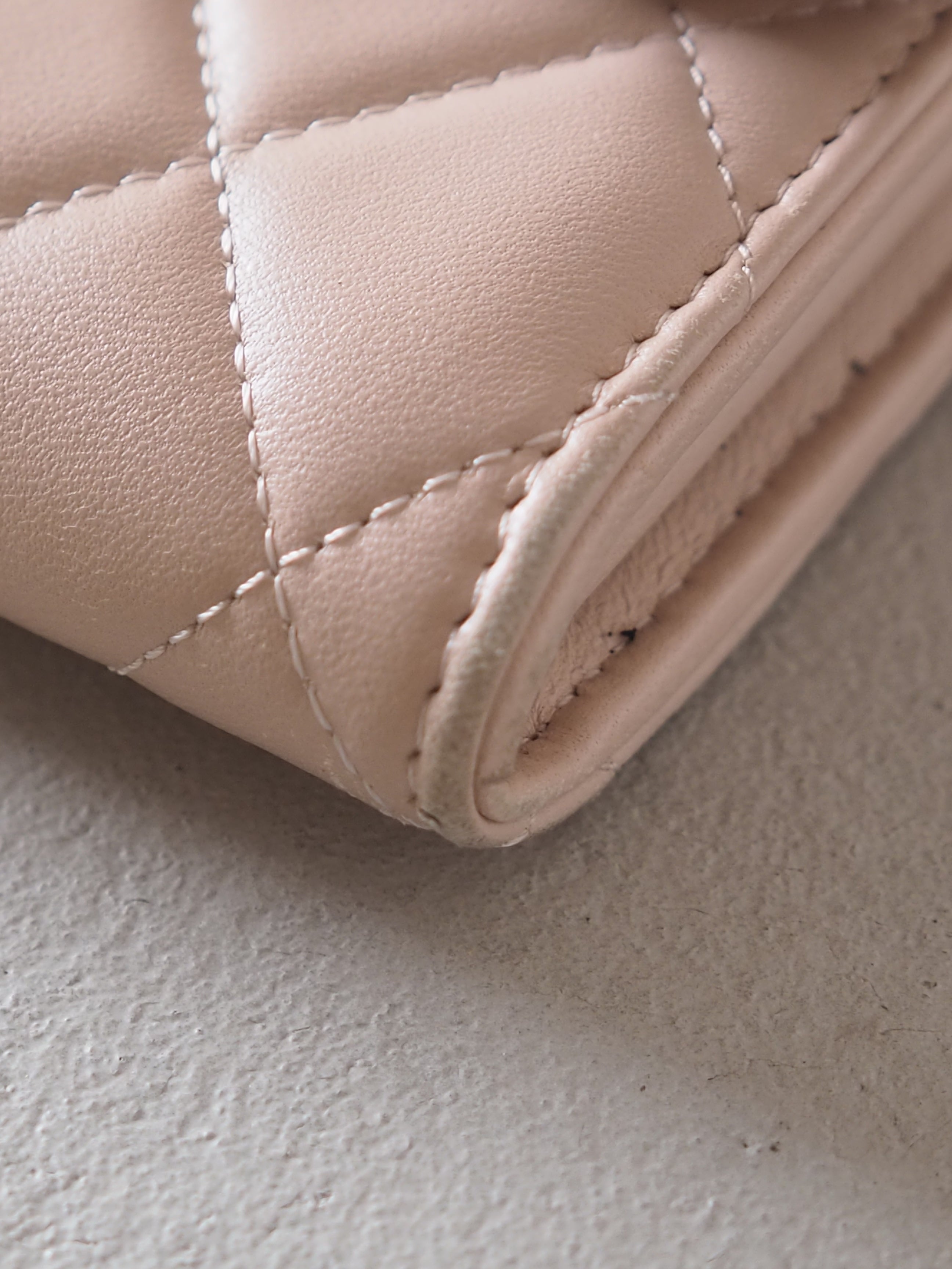 CHANEL Bicolor Long Wallet