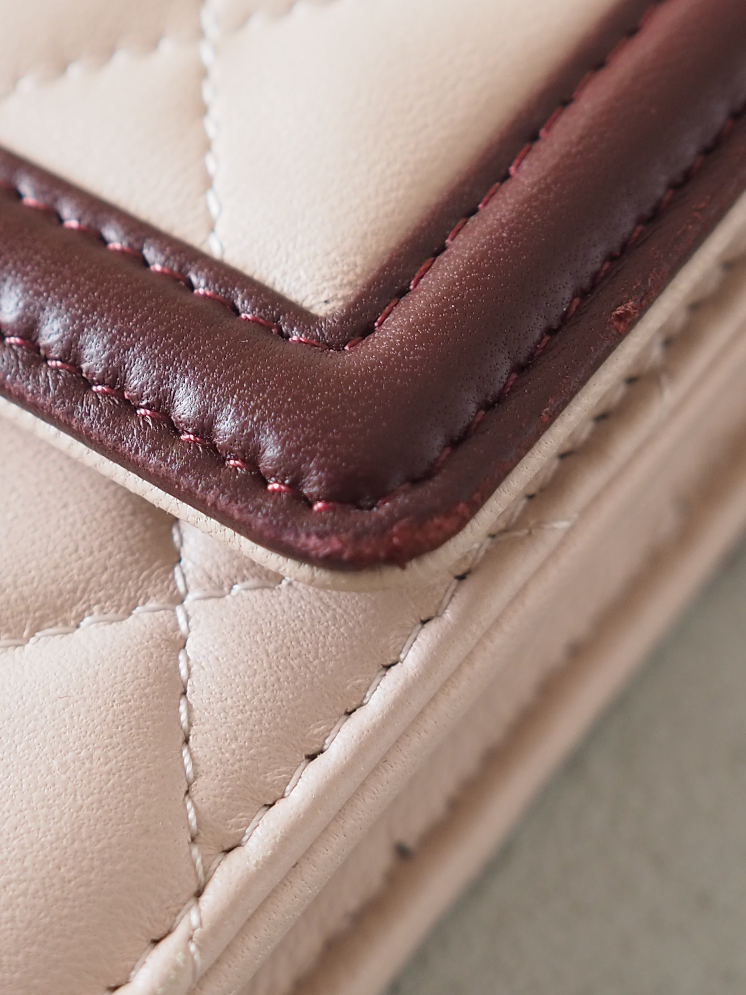 CHANEL Bicolor Long Wallet