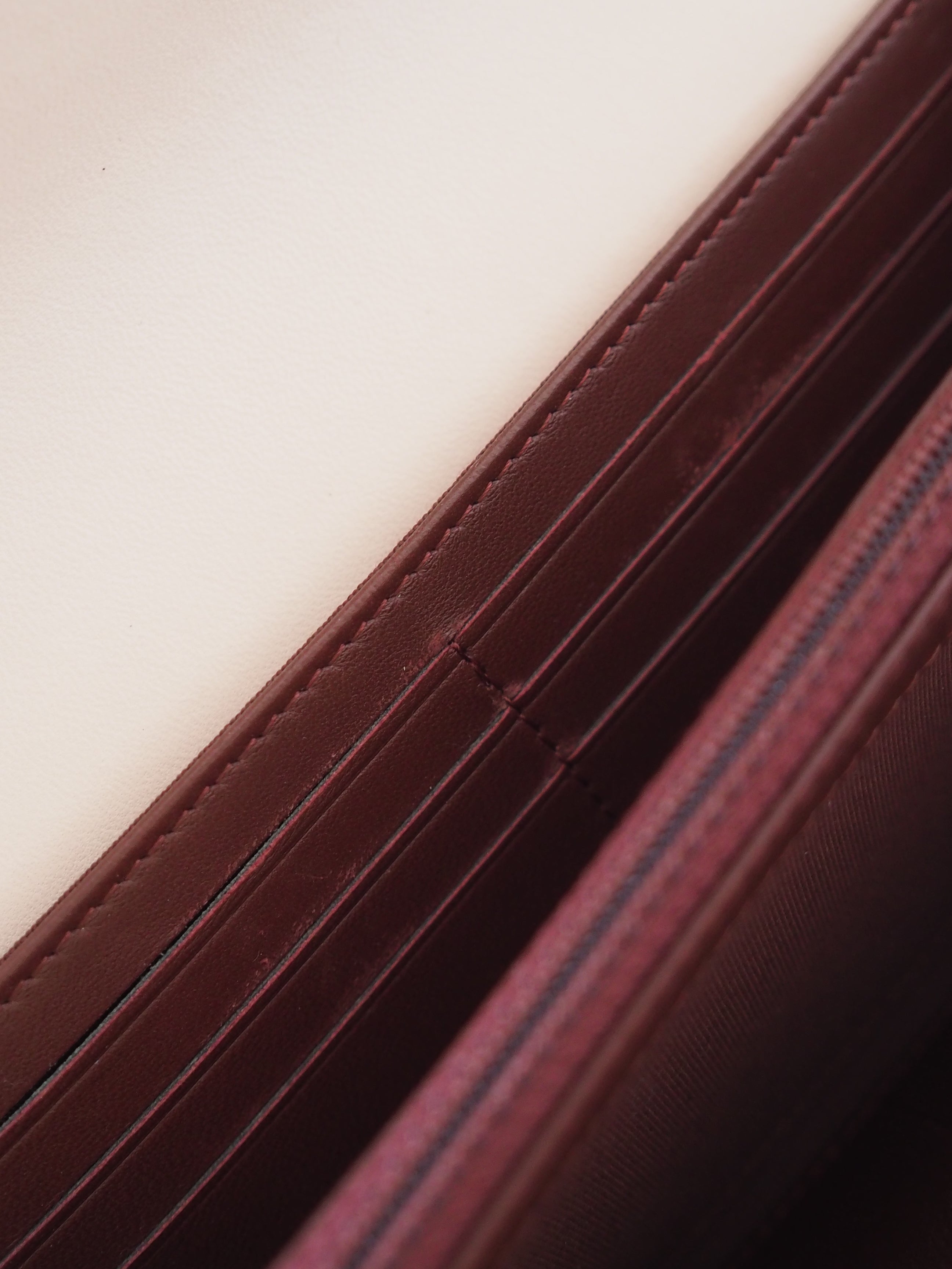 CHANEL Bicolor Long Wallet