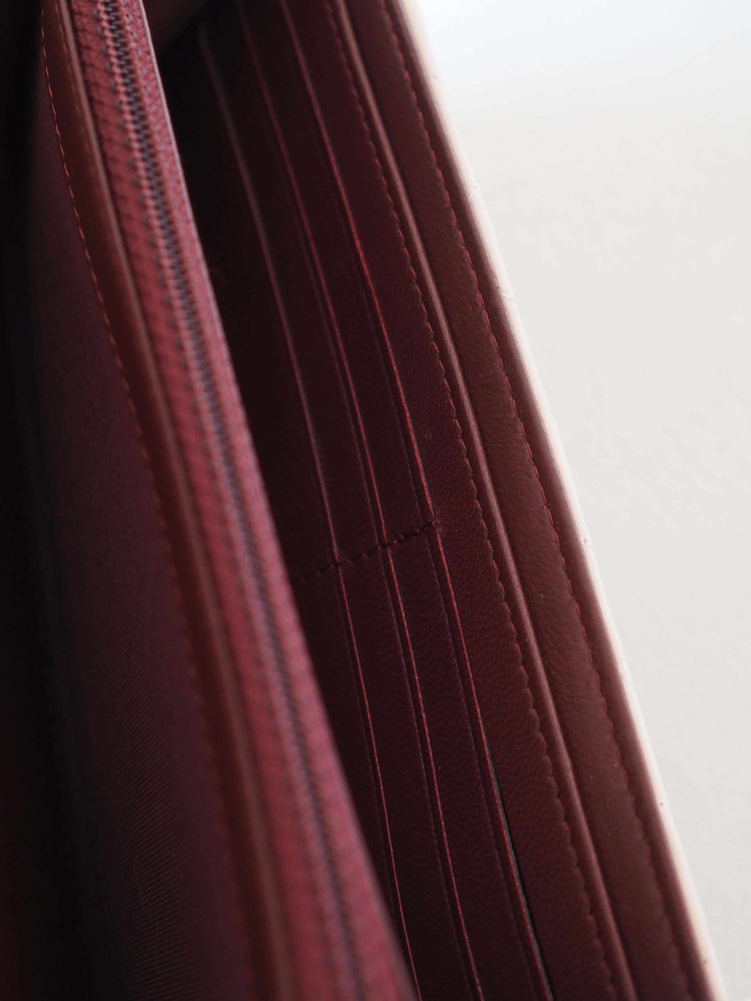 CHANEL Bicolor Long Wallet