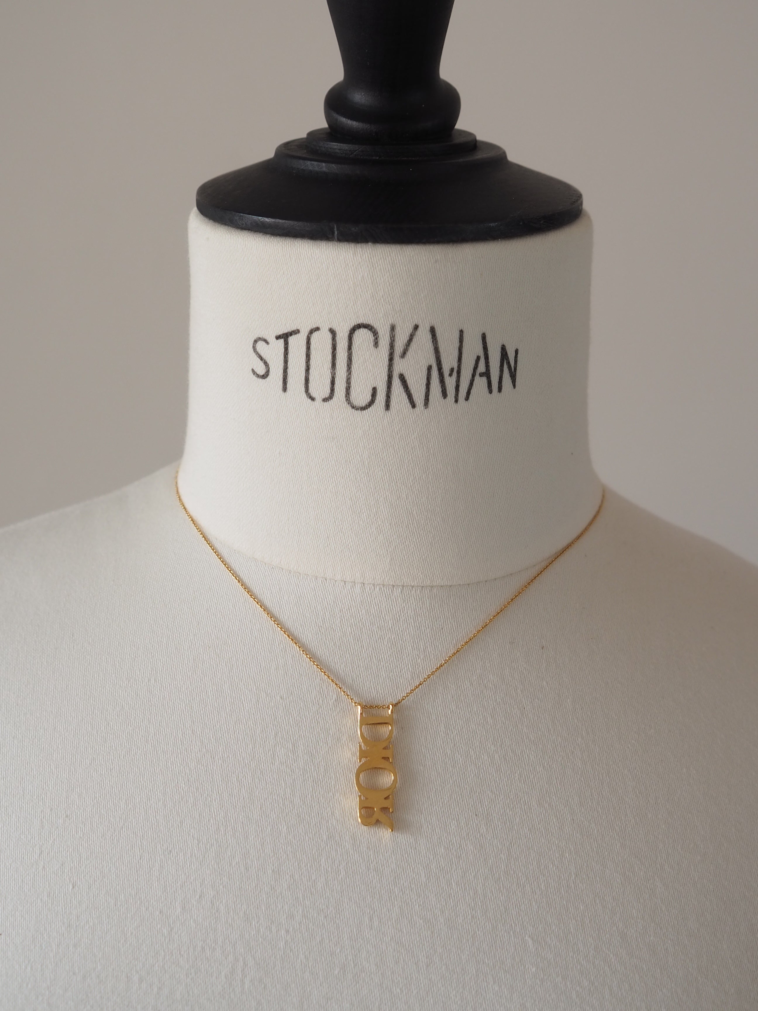 Christian Dior Logo Necklace