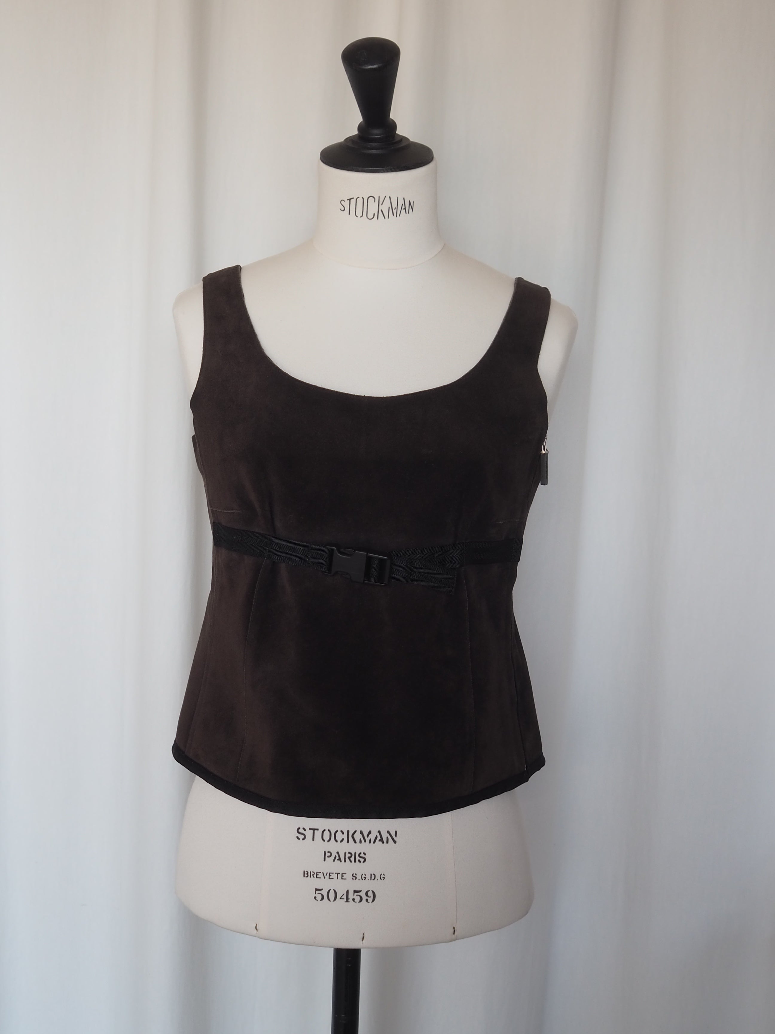 MIUMIU Archive Suede Top