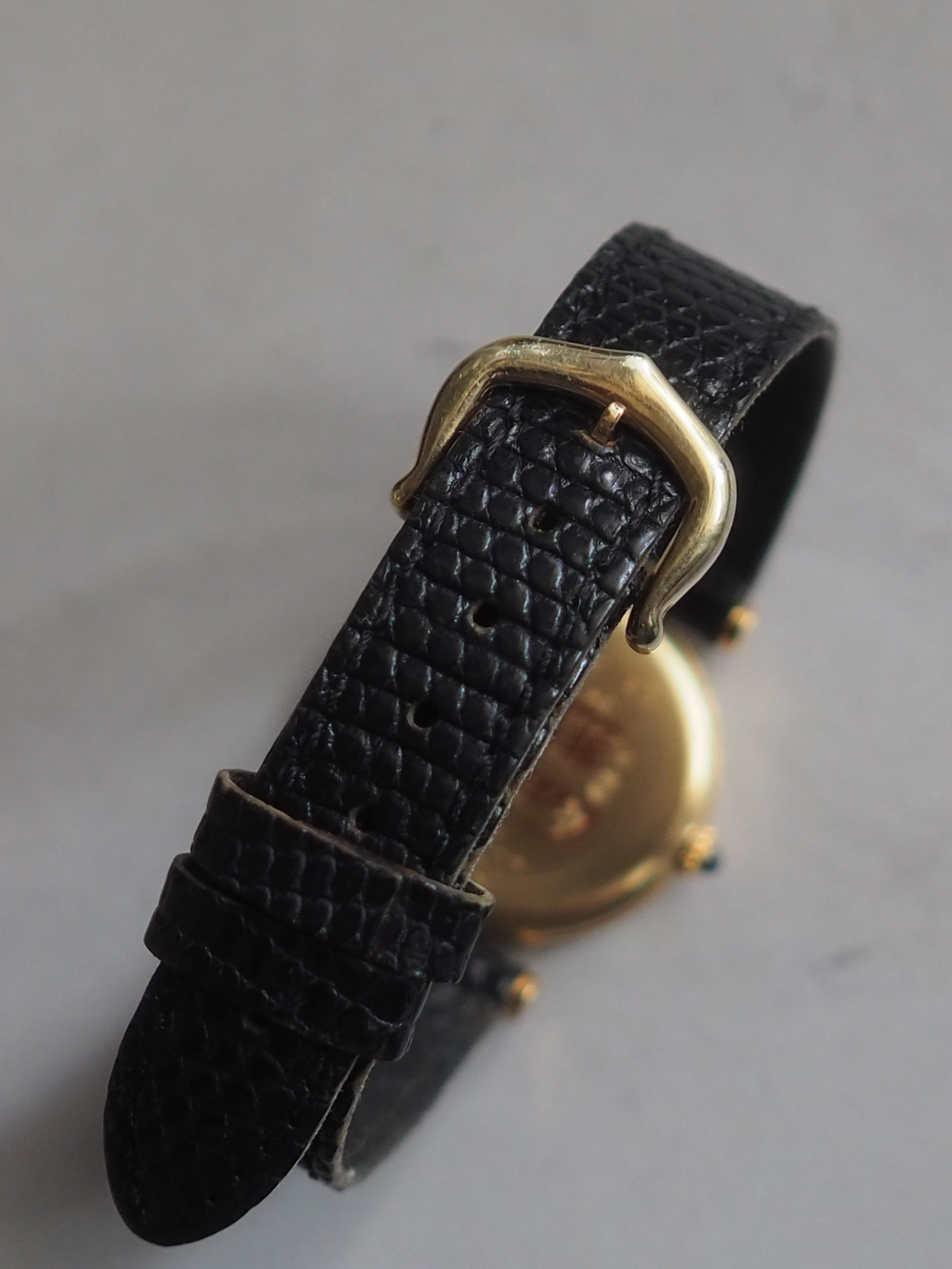 Cartier Must de Vendome Watch SM Black Dial