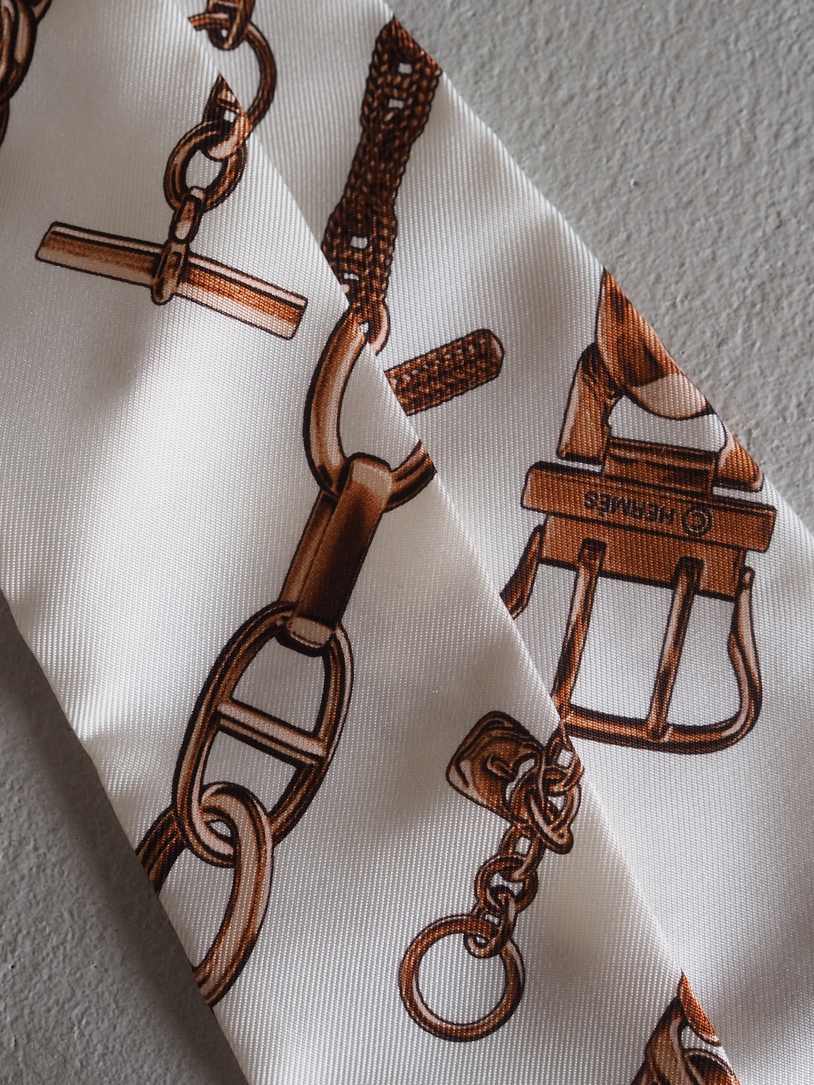 HERMES Twilly Scarf Chaine d'ancre
