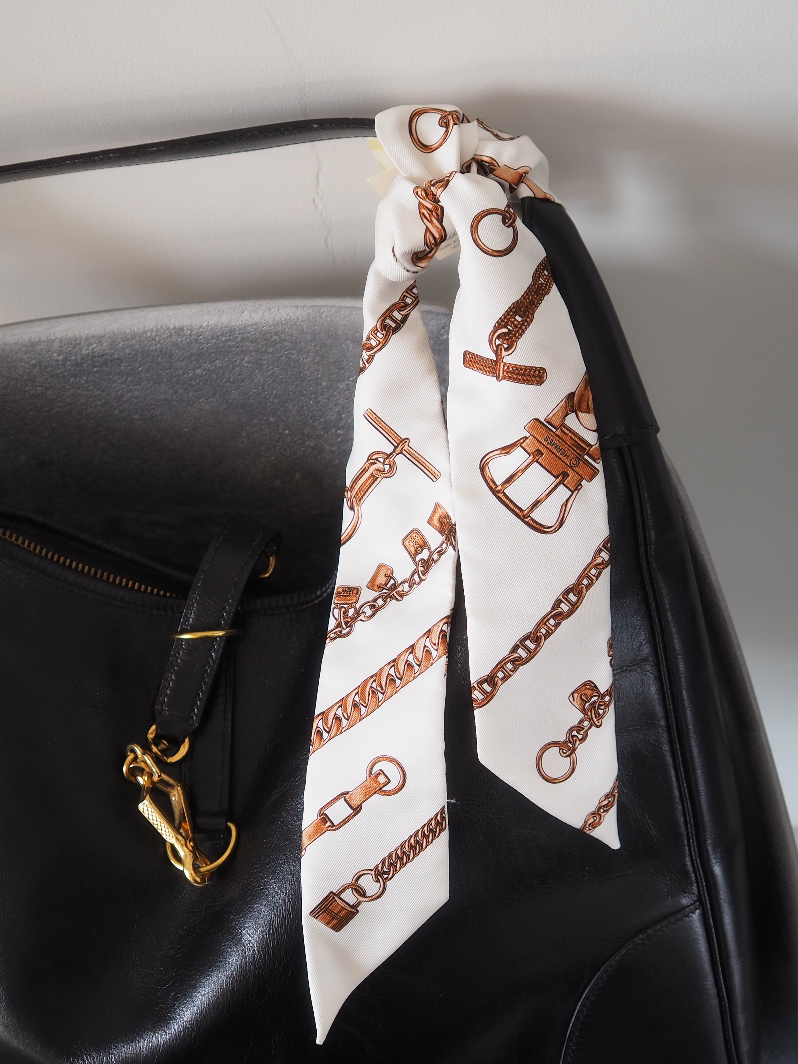 HERMES Twilly Scarf Chaine d'ancre