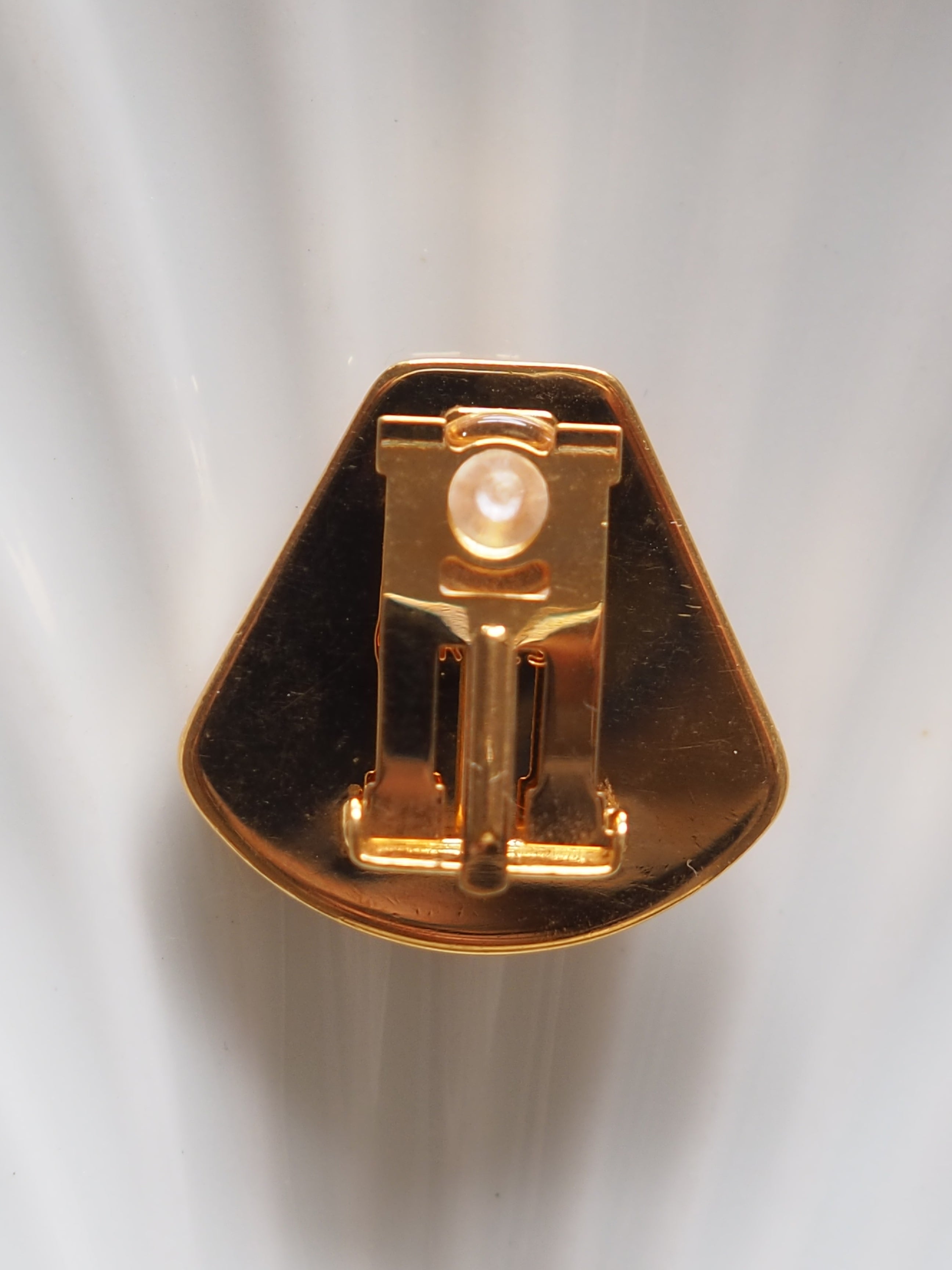 HERMES Enamel Rabbit Earrings