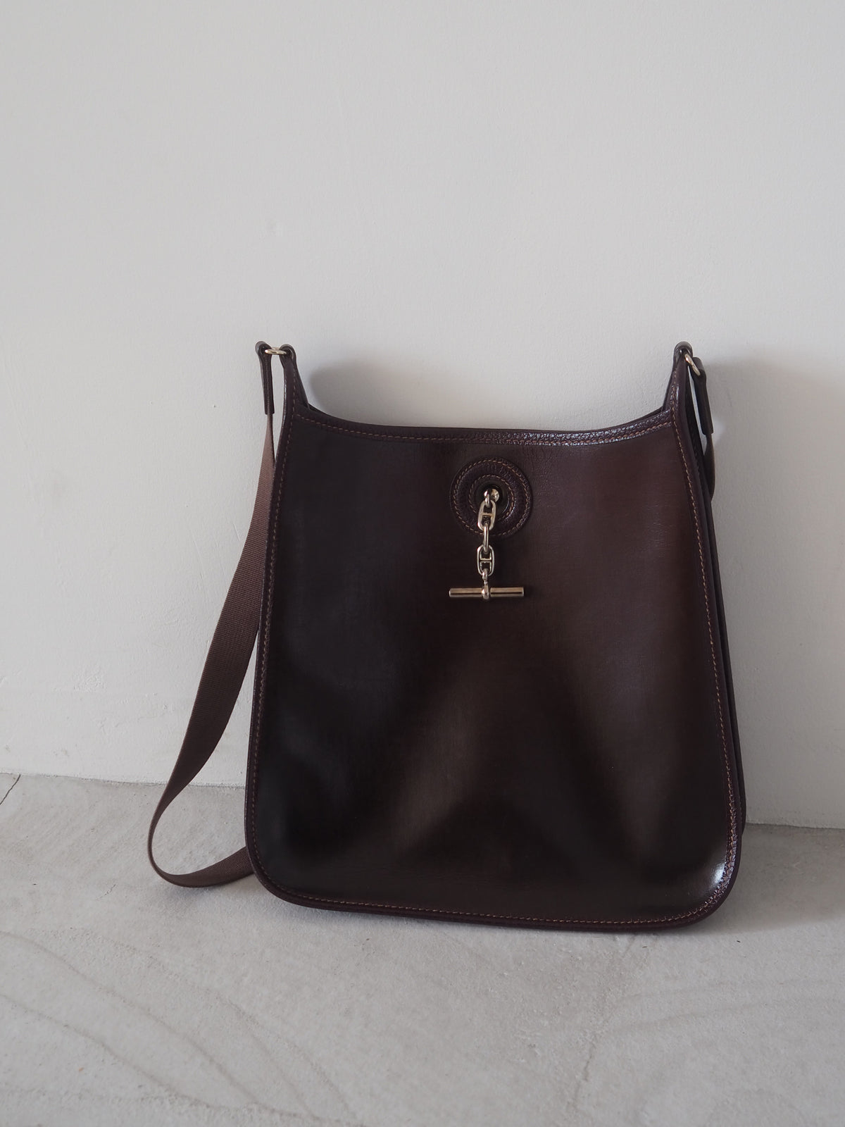 HERMES エルメス ヴェスパ PM アマゾニア ショルダー バッグ 