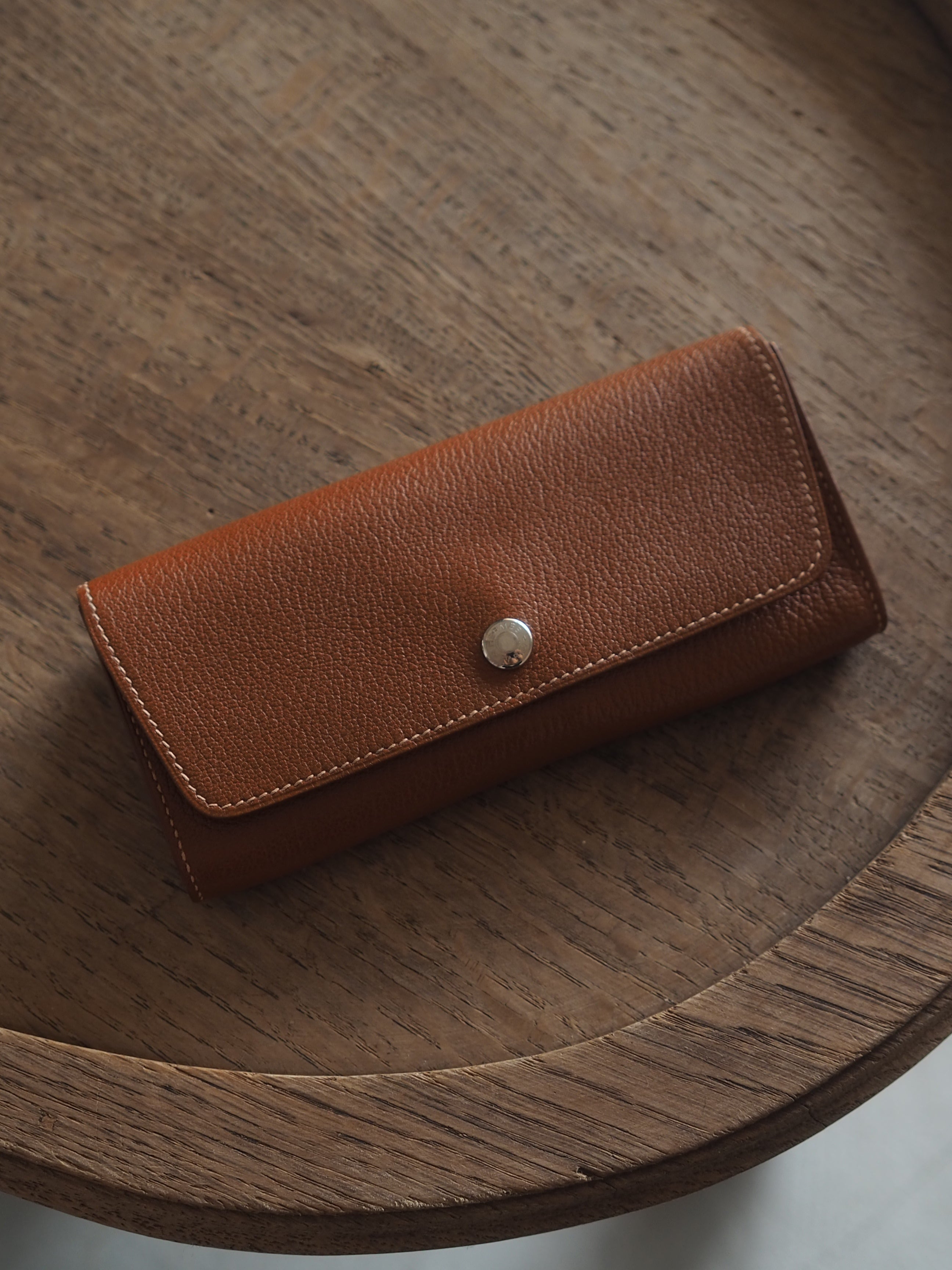 HERMÈS Sellier Glasses Case
