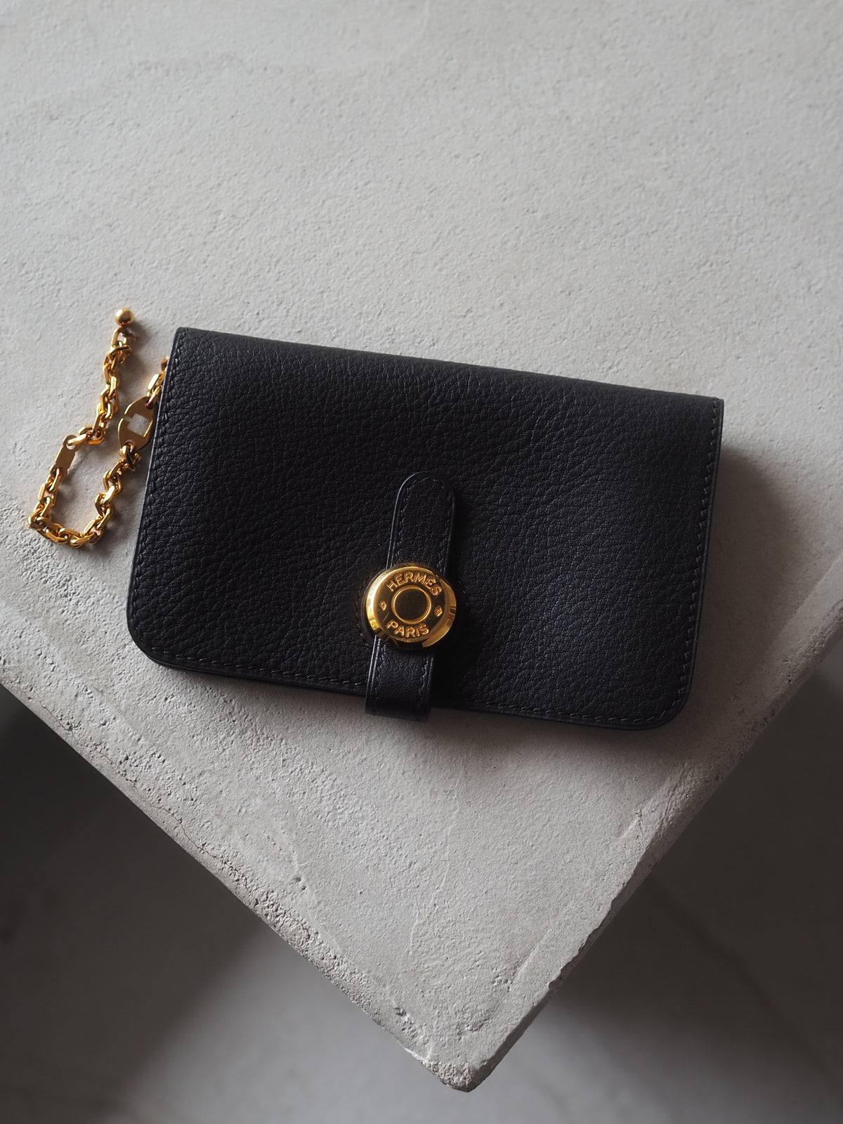 HERMES エルメス ドゴン カードケース ウォレット 財布 ブラック 