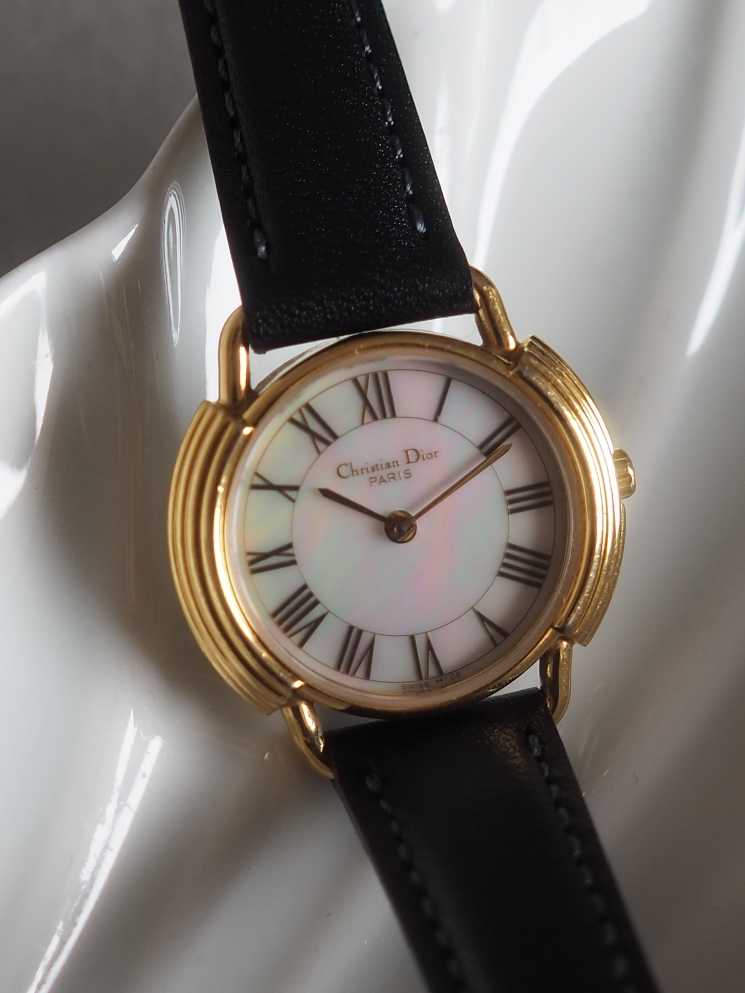 Christian Dior Round Shell Watch