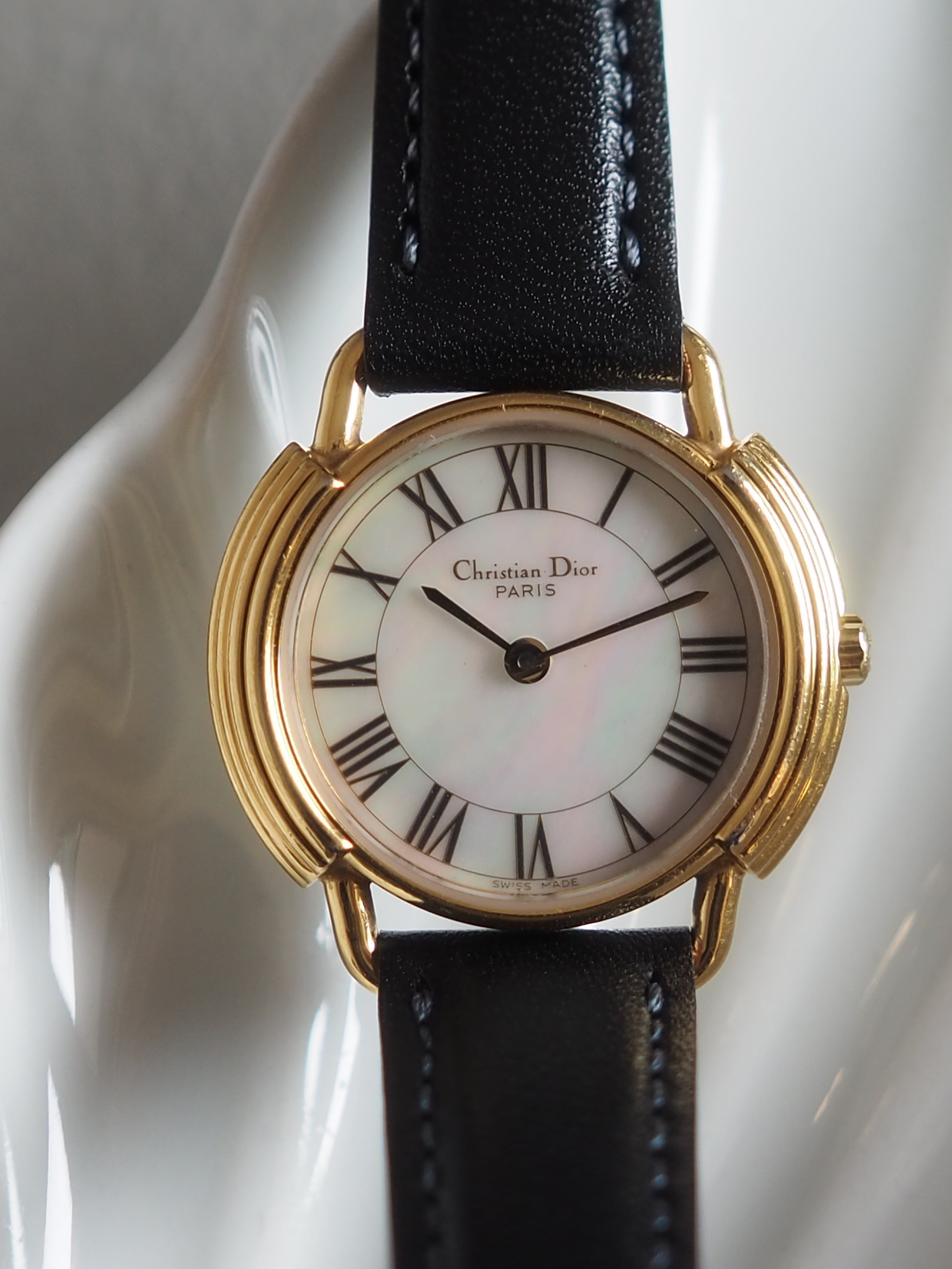 Christian Dior Round Shell Watch