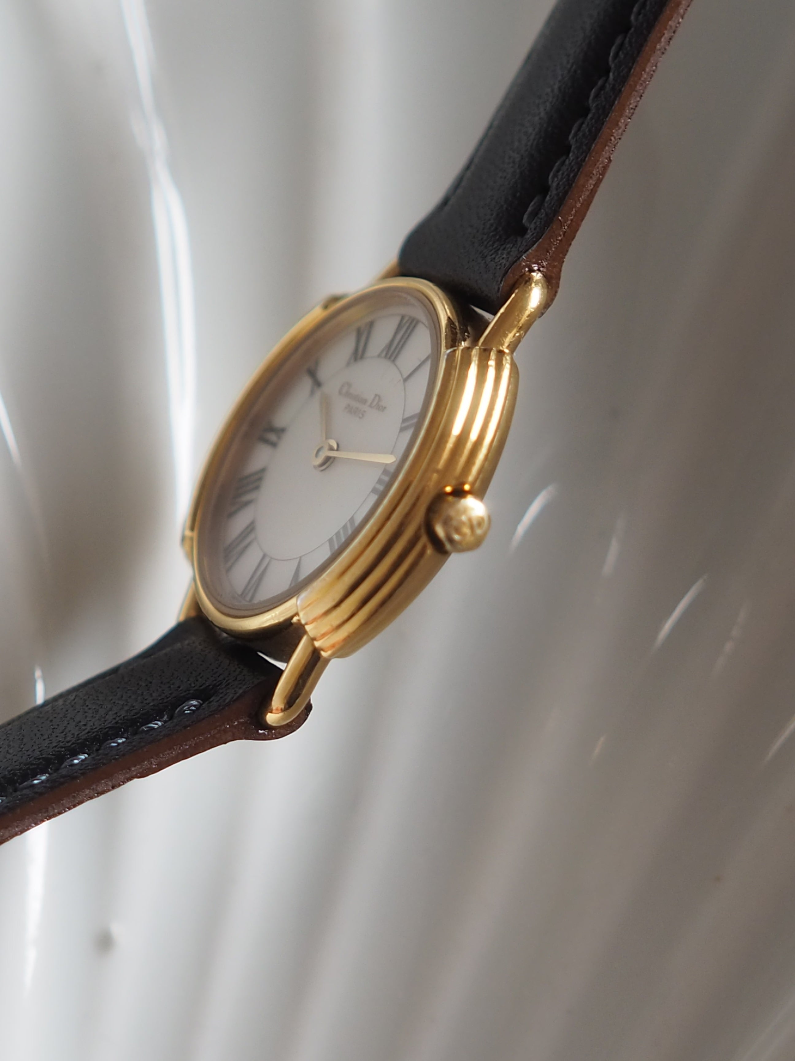 Christian Dior Round Shell Watch