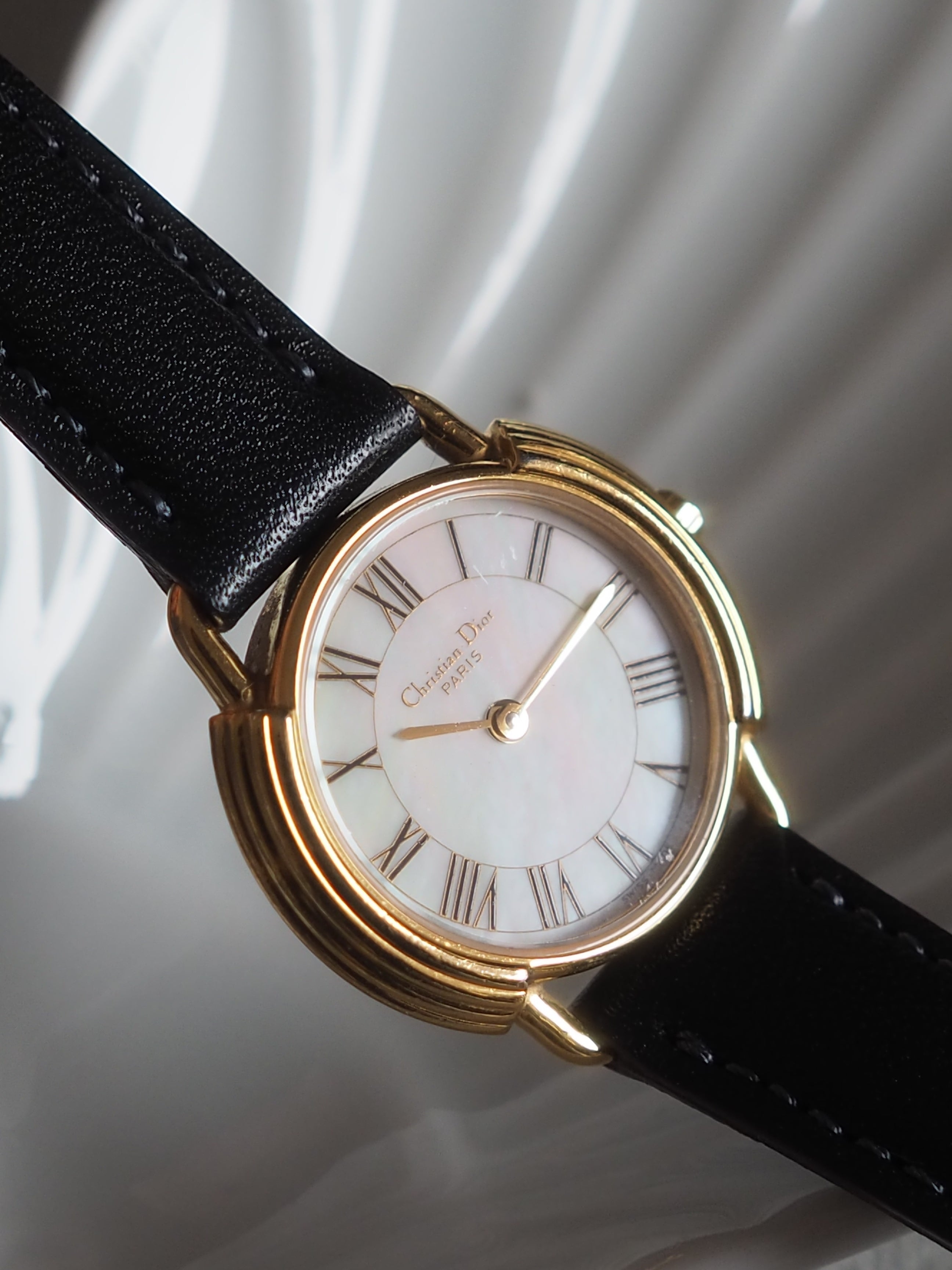 Christian Dior Round Shell Watch