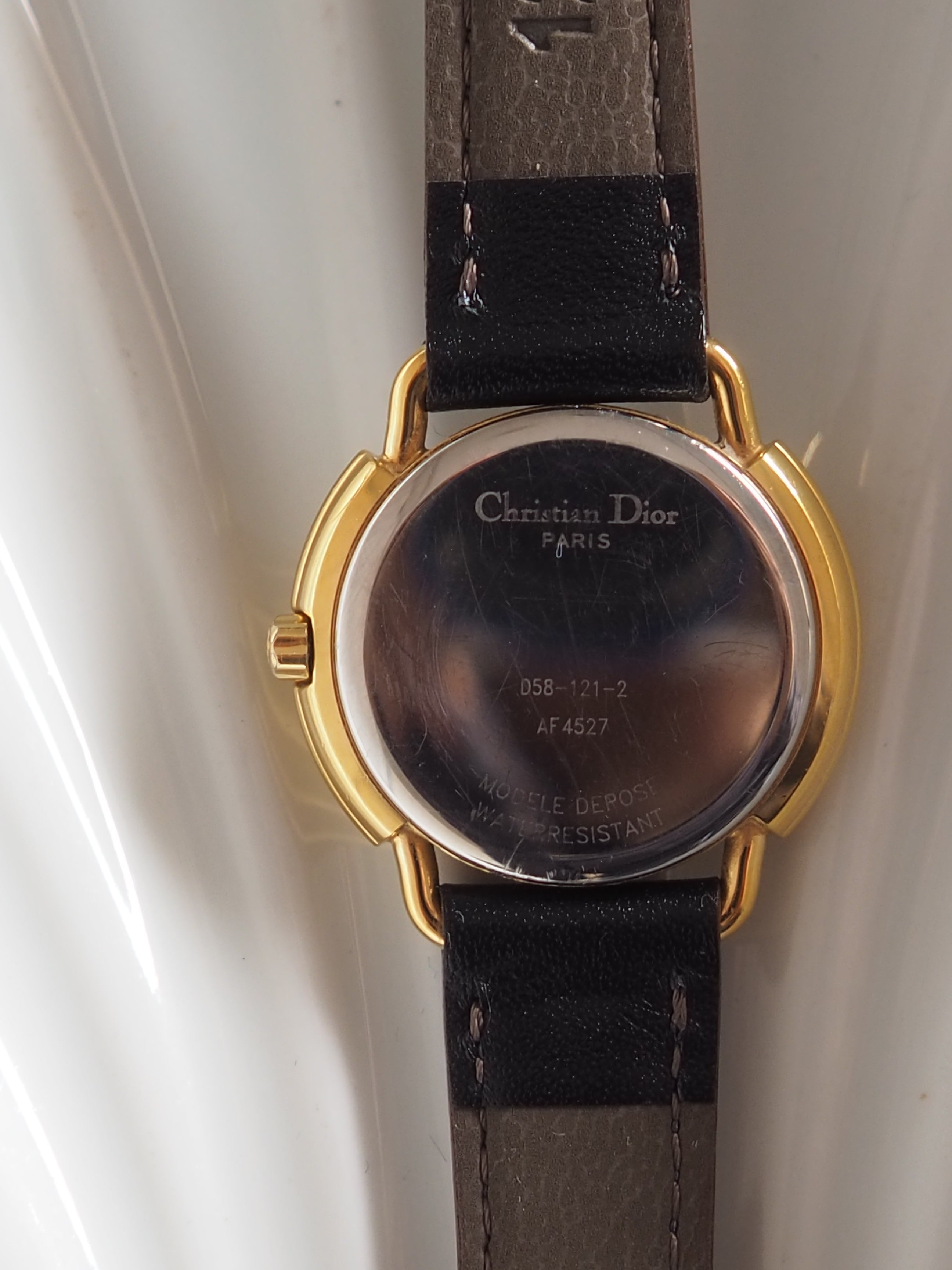 Christian Dior Round Shell Watch