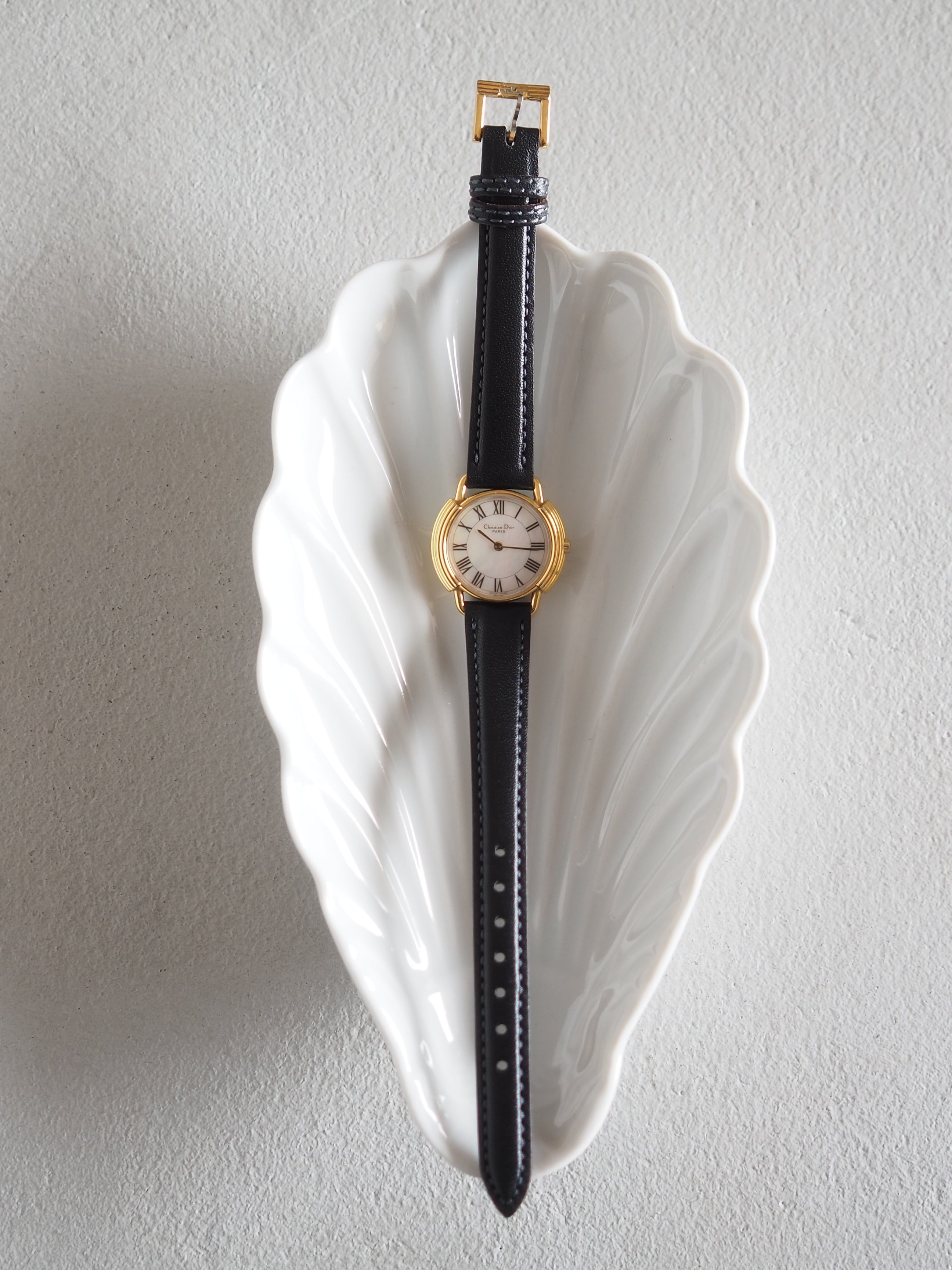 Christian Dior Round Shell Watch