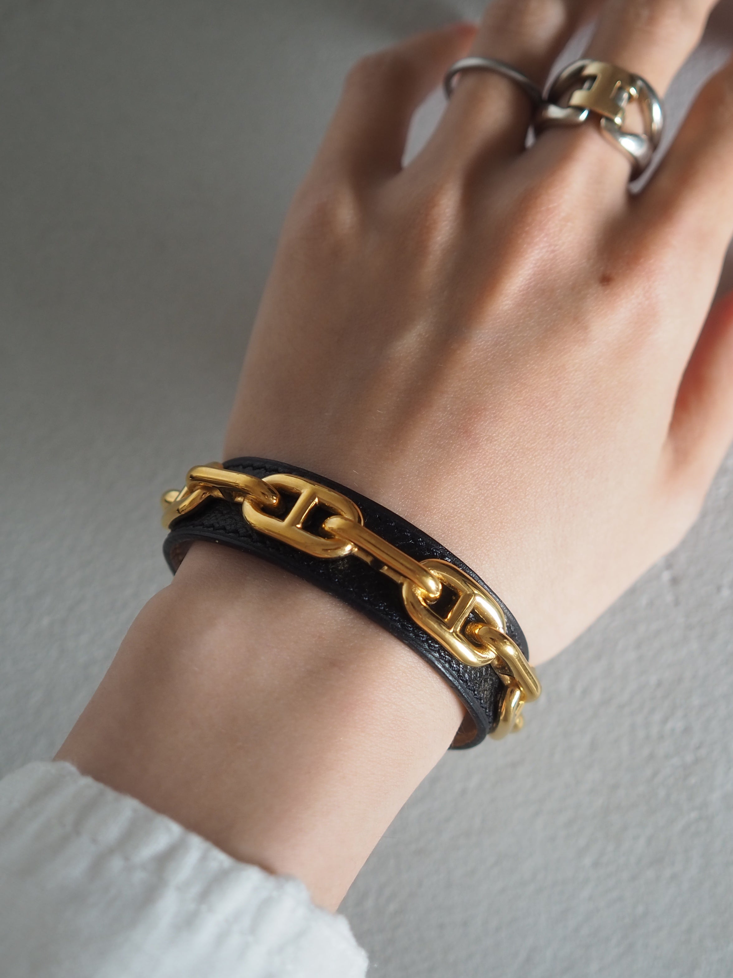 HERMÈS Chaine D'Ancre Bangle