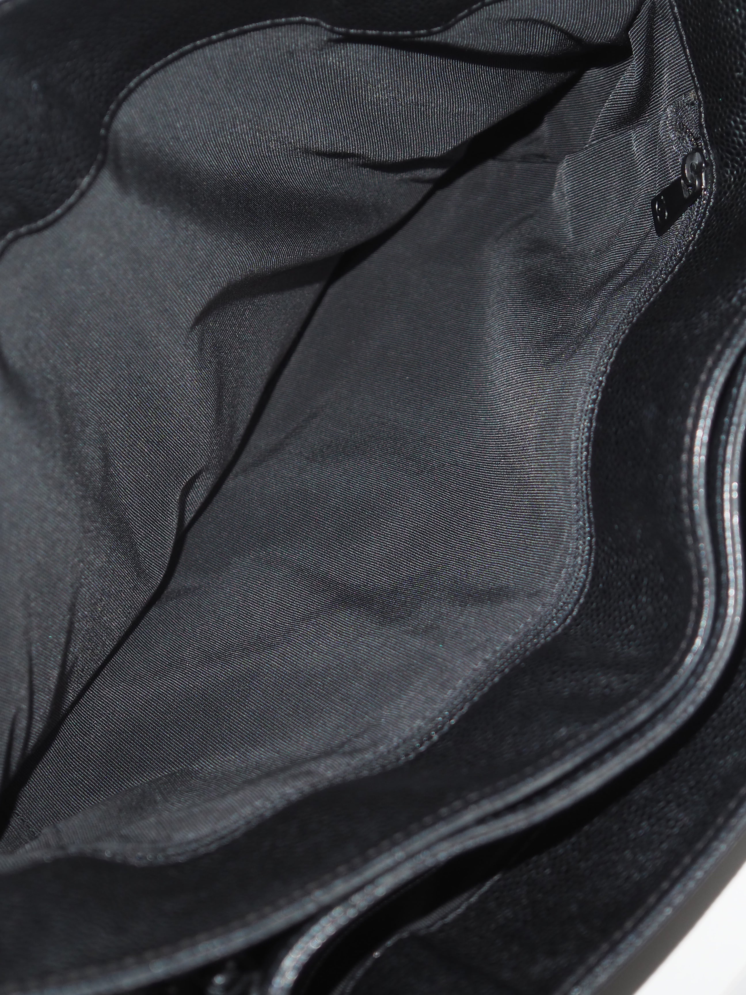 CHANEL Caviar Leather CC Tote Bag