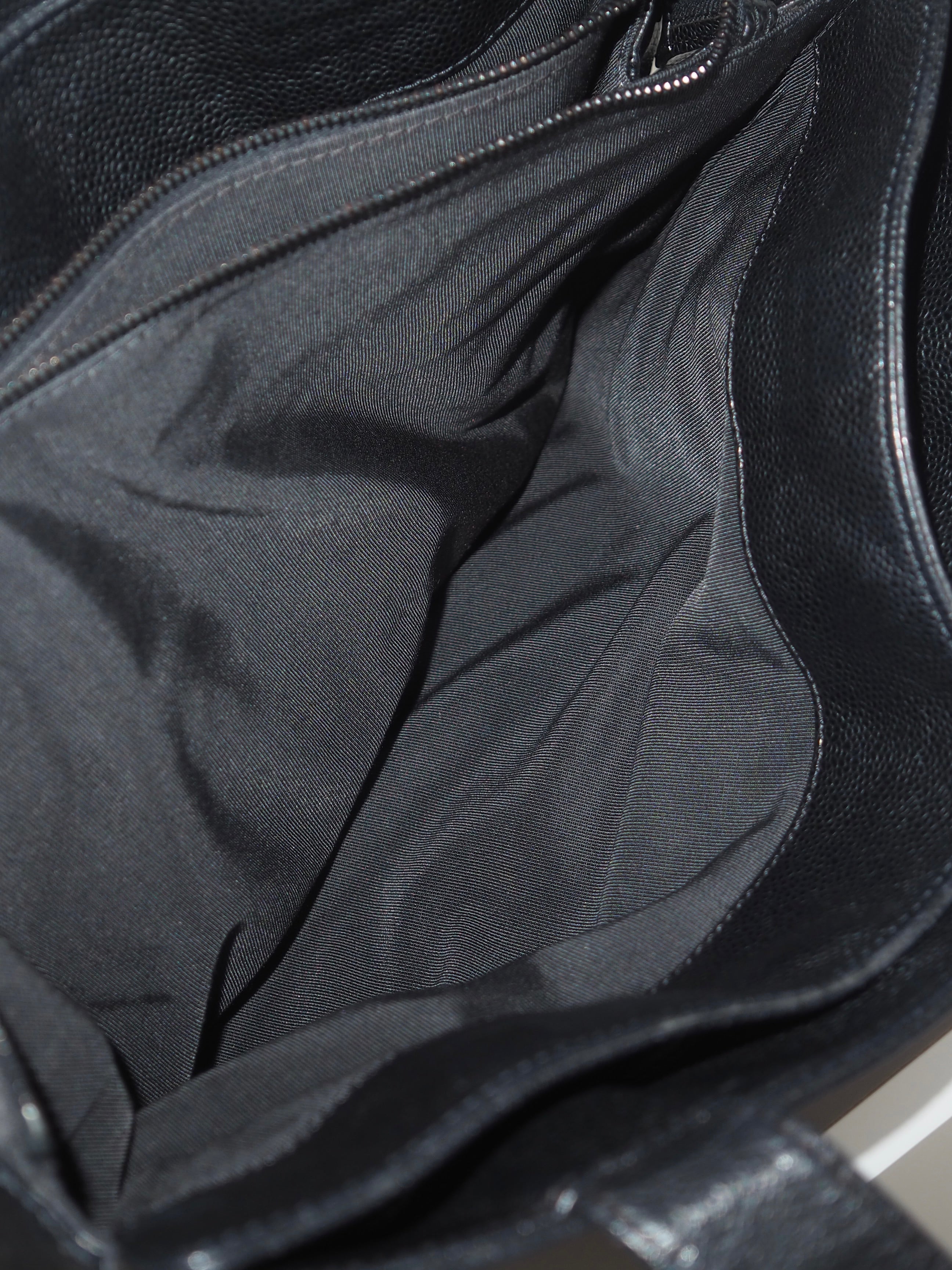 CHANEL Caviar Leather CC Tote Bag