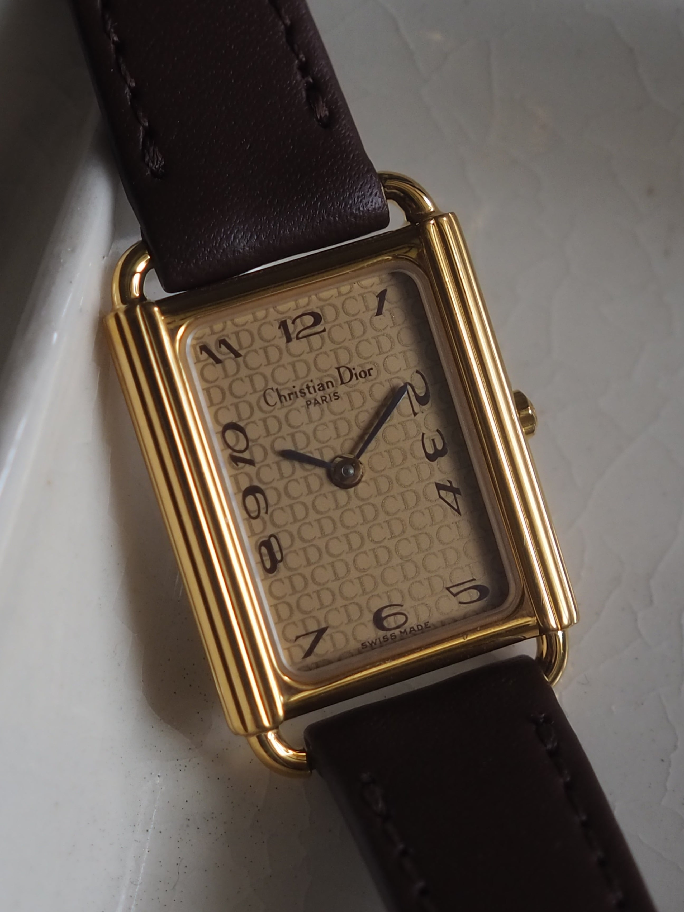 Christian Dior Classic Rectangular Watch