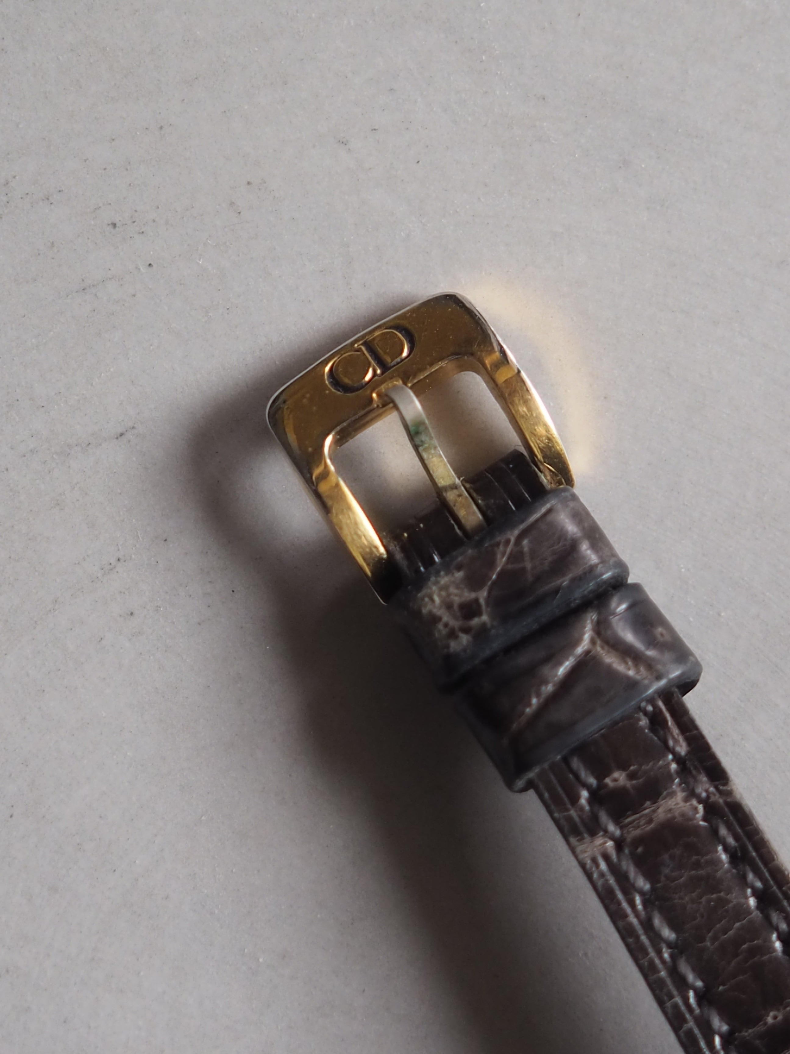 Christian Dior Square Watch YG750