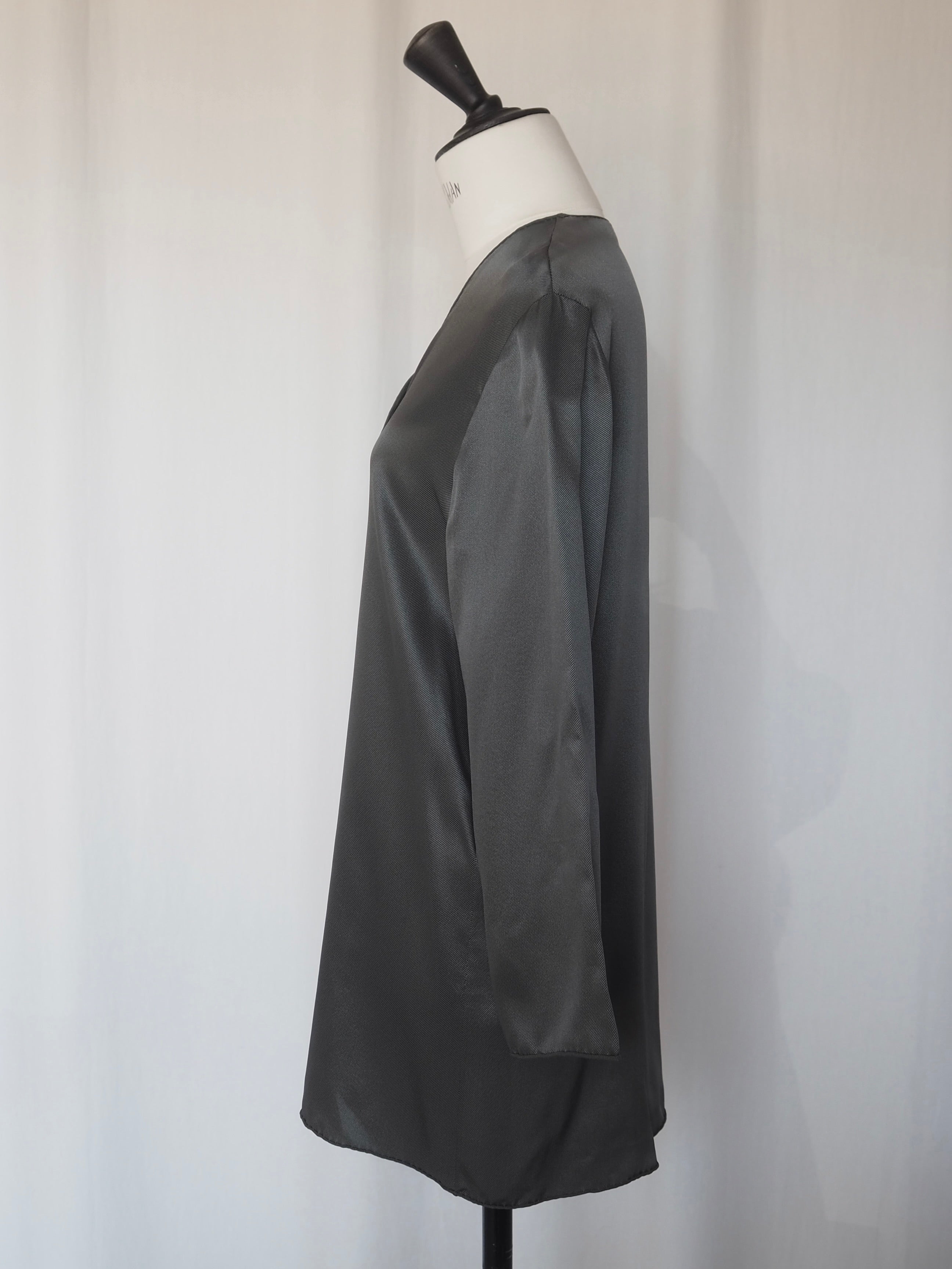 HERMÈS by Martin Margiela Silk Vareuse Shirt Jacket