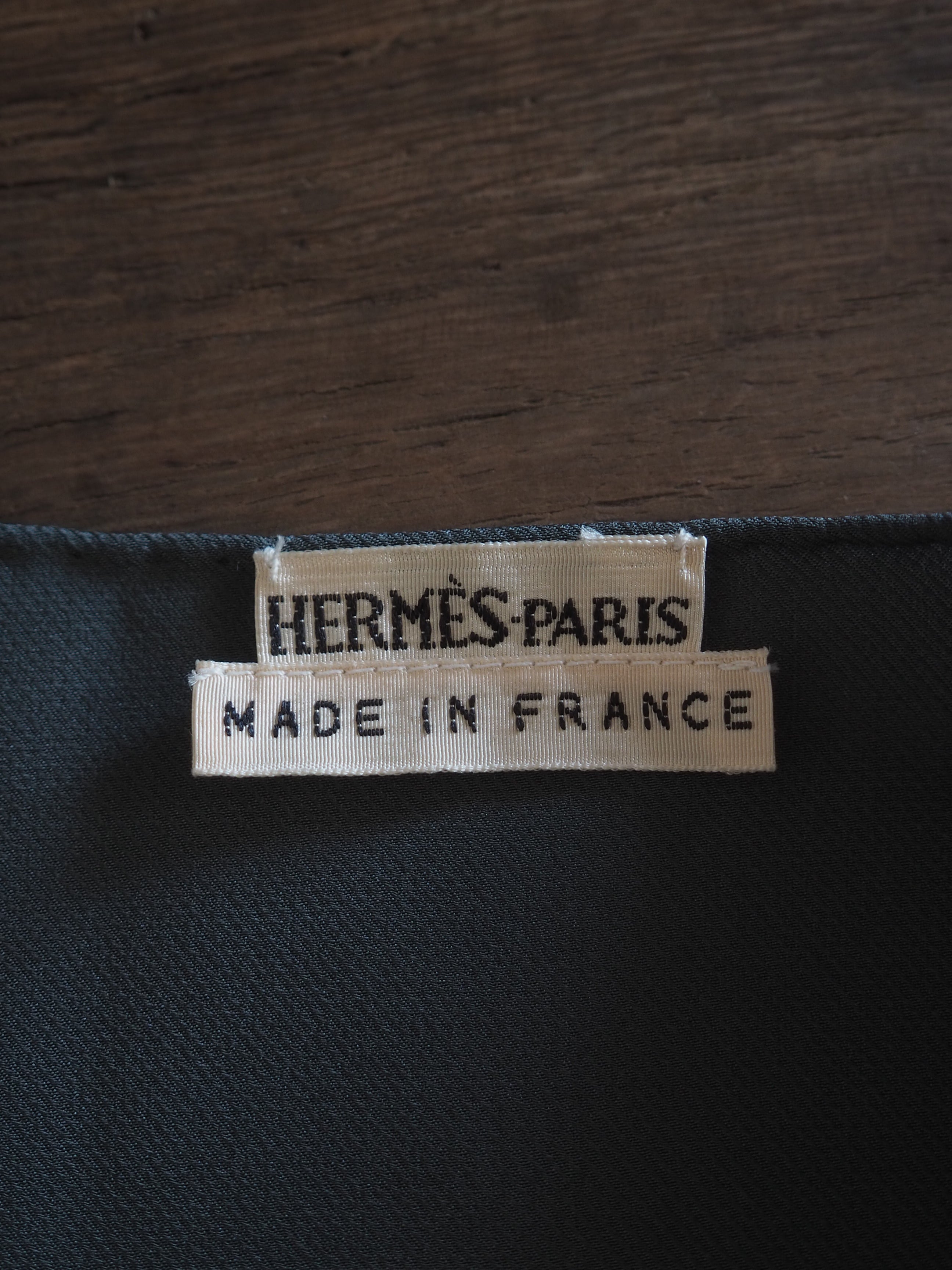 HERMÈS by Martin Margiela Silk Vareuse Shirt Jacket
